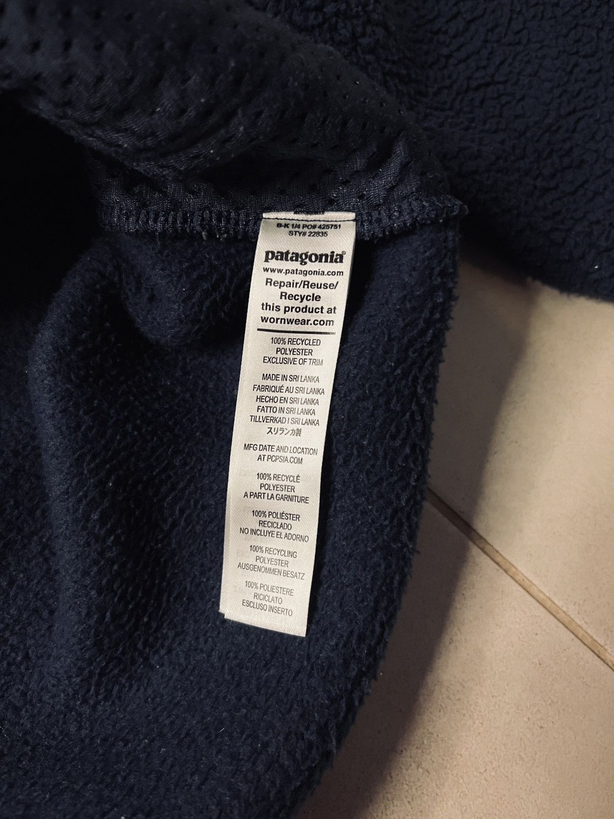 Patagonia × Vintage Patagonia Retro Pile Fleece Marsupial Pullover Natural Size US L / EU 52-54 / 3 - 4 Thumbnail