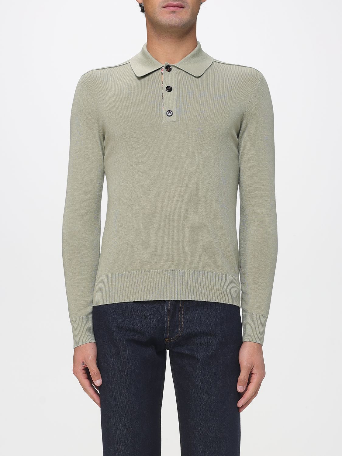 Burberry Polo Shirt Men Beige