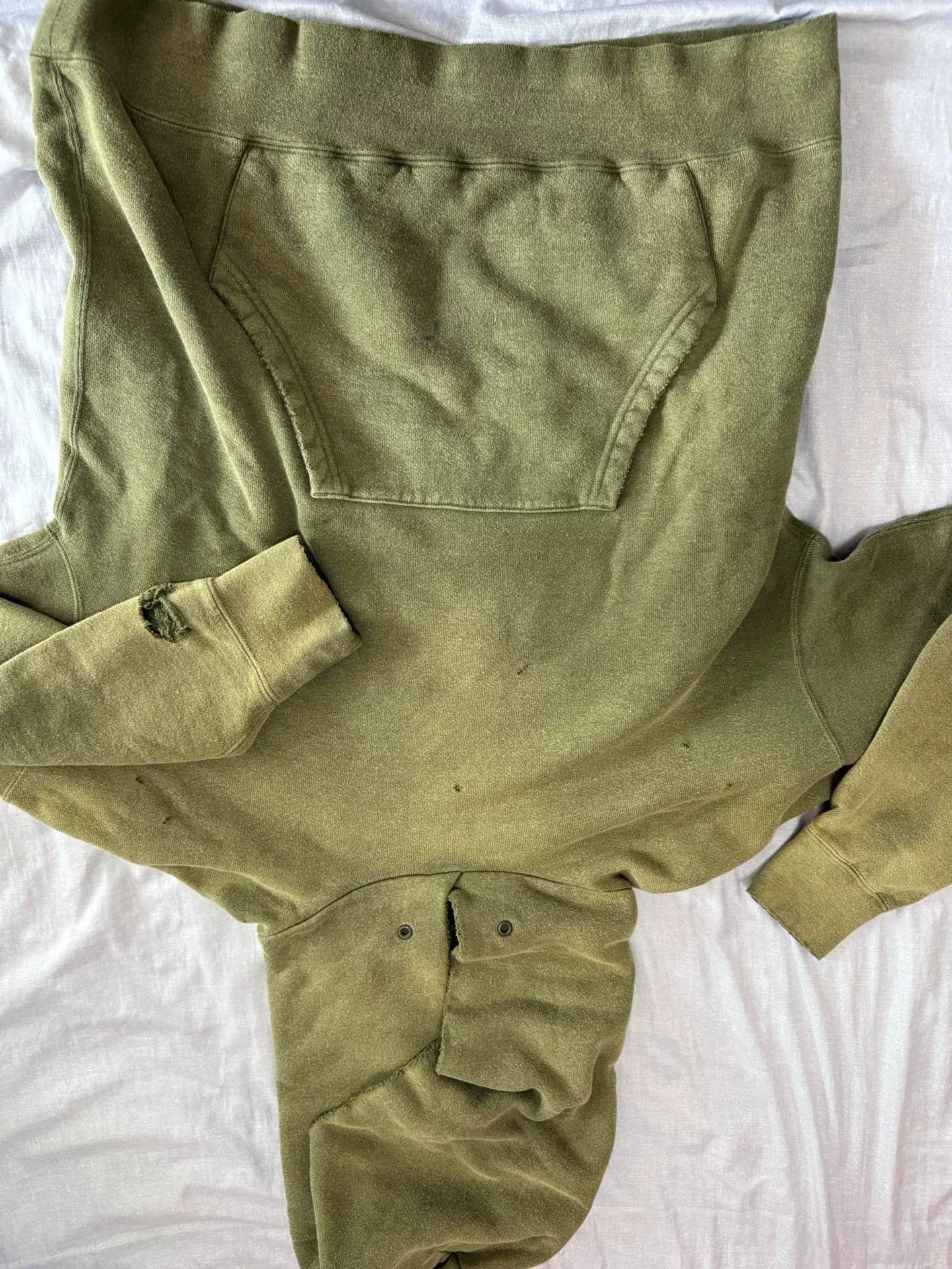 Visvim visvim 22AW JUMBO Olive Green Hoodie Size US S / EU 44-46 / 1 - 1 Thumbnail