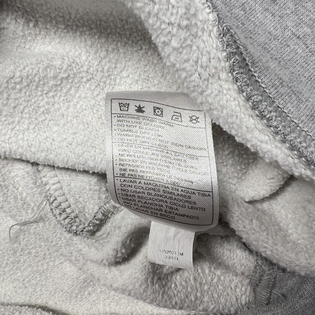 Nike × Vintage Nike Crewneck Grey Sweatshirt Mini Swoosh 90s Made In Turkey Size US XL / EU 56 / 4 - 11 Thumbnail