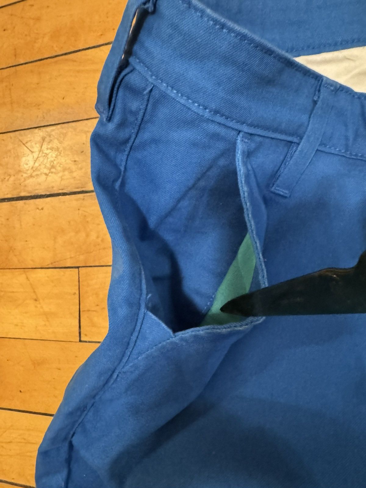 Levi's Levis Blue Casual Flat Front Slim Fit Pants Size 36 Size US 36 / EU 52 - 6 Thumbnail