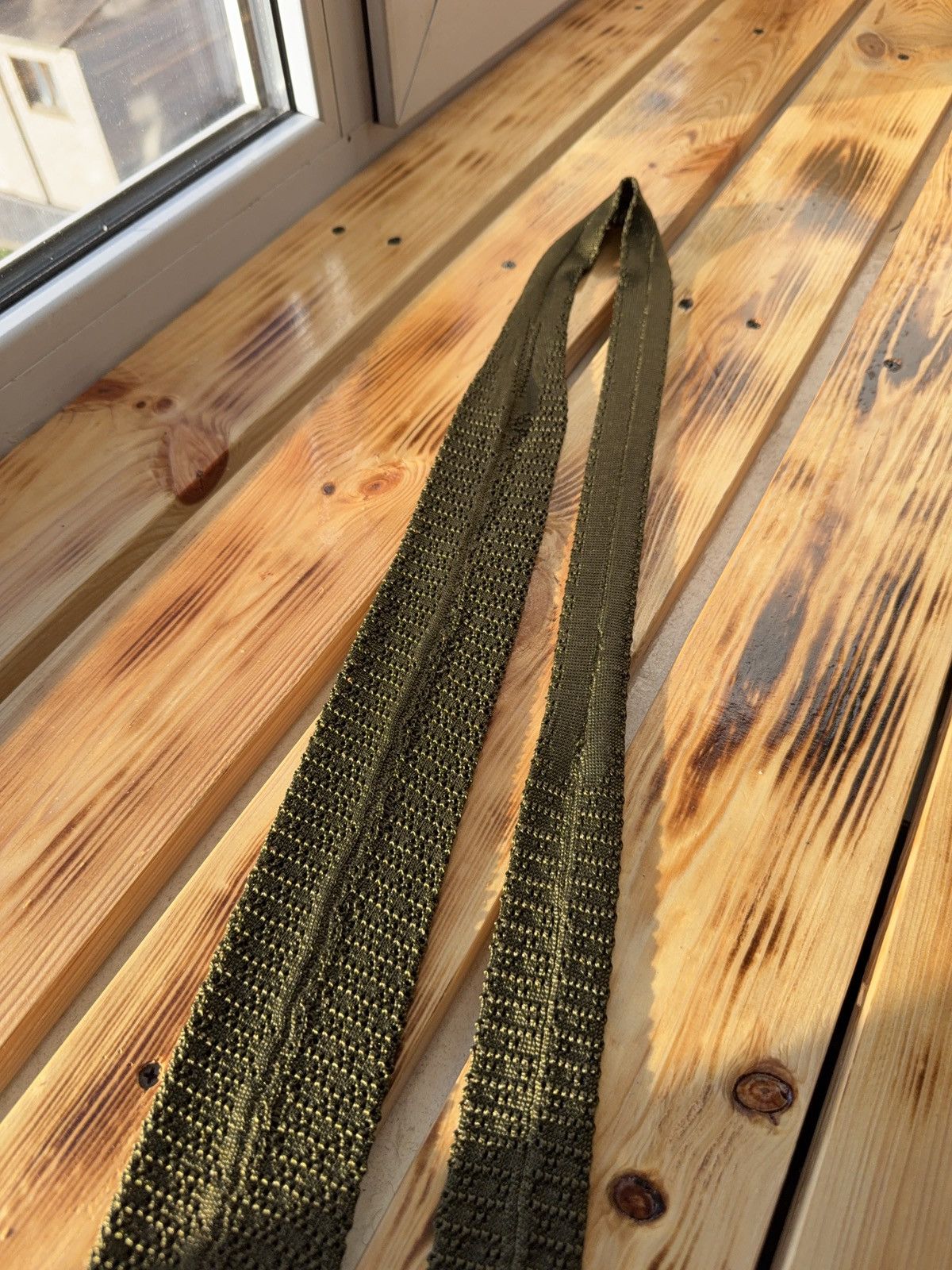 Japanese Brand Archive Retro Luxury Vintage Kapital Yohji Style Knit Tie Size ONE SIZE - 7 Thumbnail