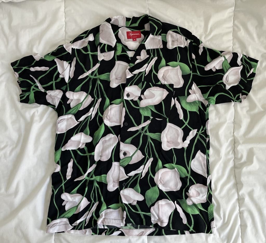 Supreme Supreme Lily Rayon Shirt | Grailed