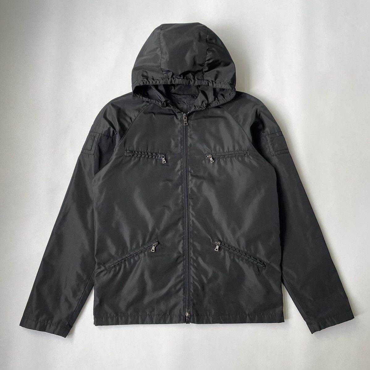 Prada S/S 07 Black Nylon Utility Jacket | Grailed