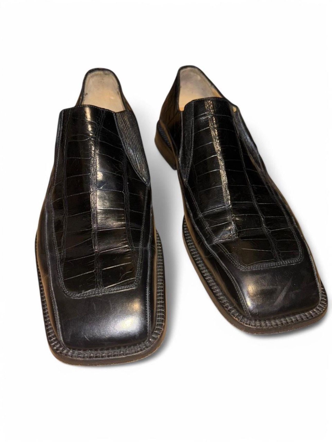 Mezlan × Vintage Mezlan Spanish-made Alligator Loafers Size US 11 / EU 44 - 1 Thumbnail