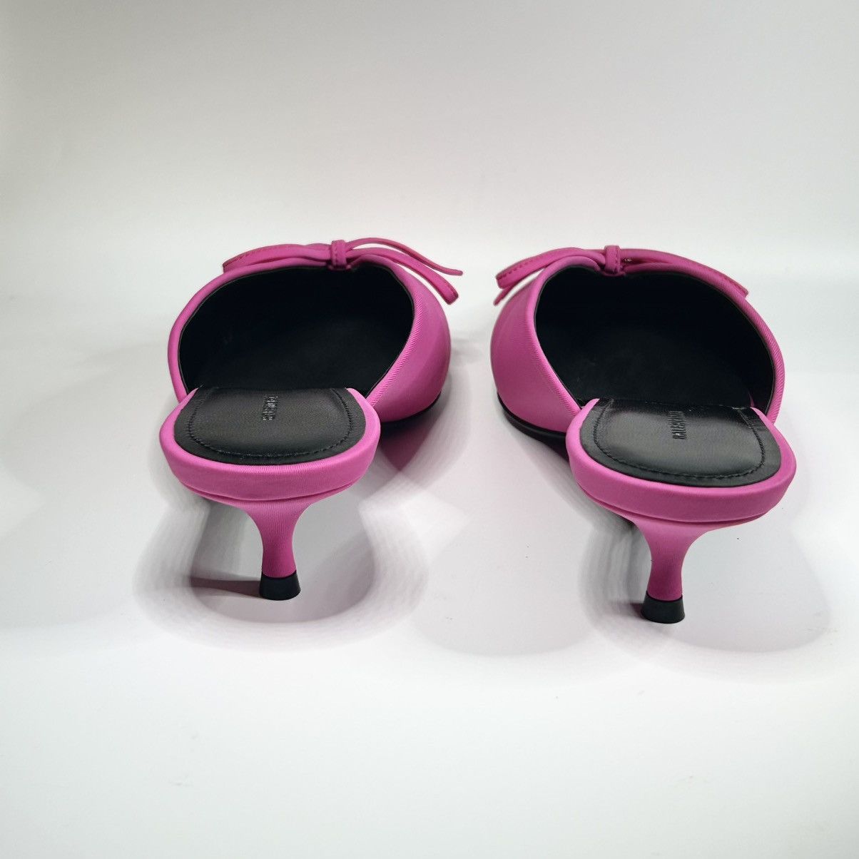 Balenciaga New Balenciaga Knife Bow 40mm Kitten Heels Pink 38EU/8US Size US 8 / IT 38 - 3 Thumbnail