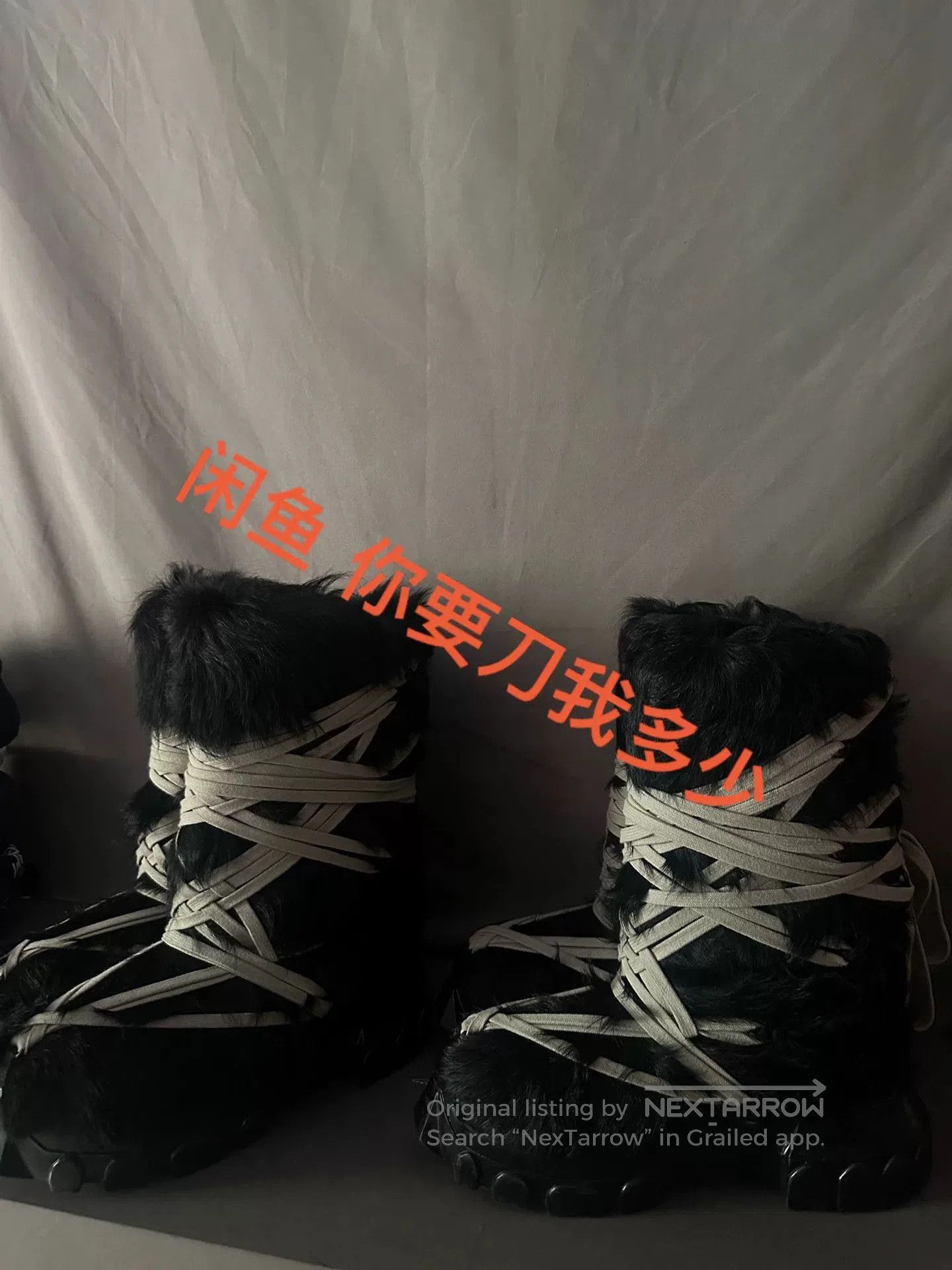 Rick Owens rick owens fur snow boots size 41. Size US 8 / EU 41 - 7 Thumbnail