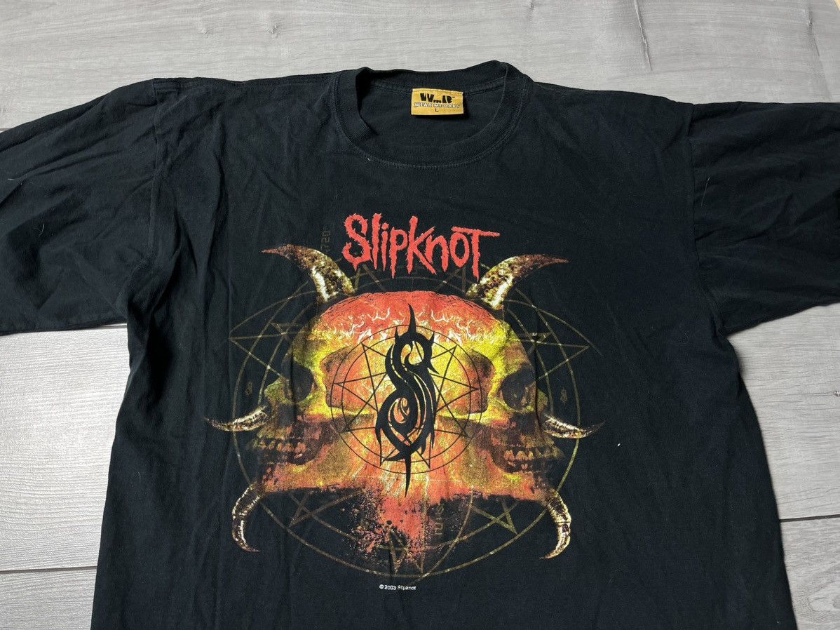 Band Tees Slipknot Tshirt rock band 2000s size Large Size US L / EU 52-54 / 3 - 3 Thumbnail