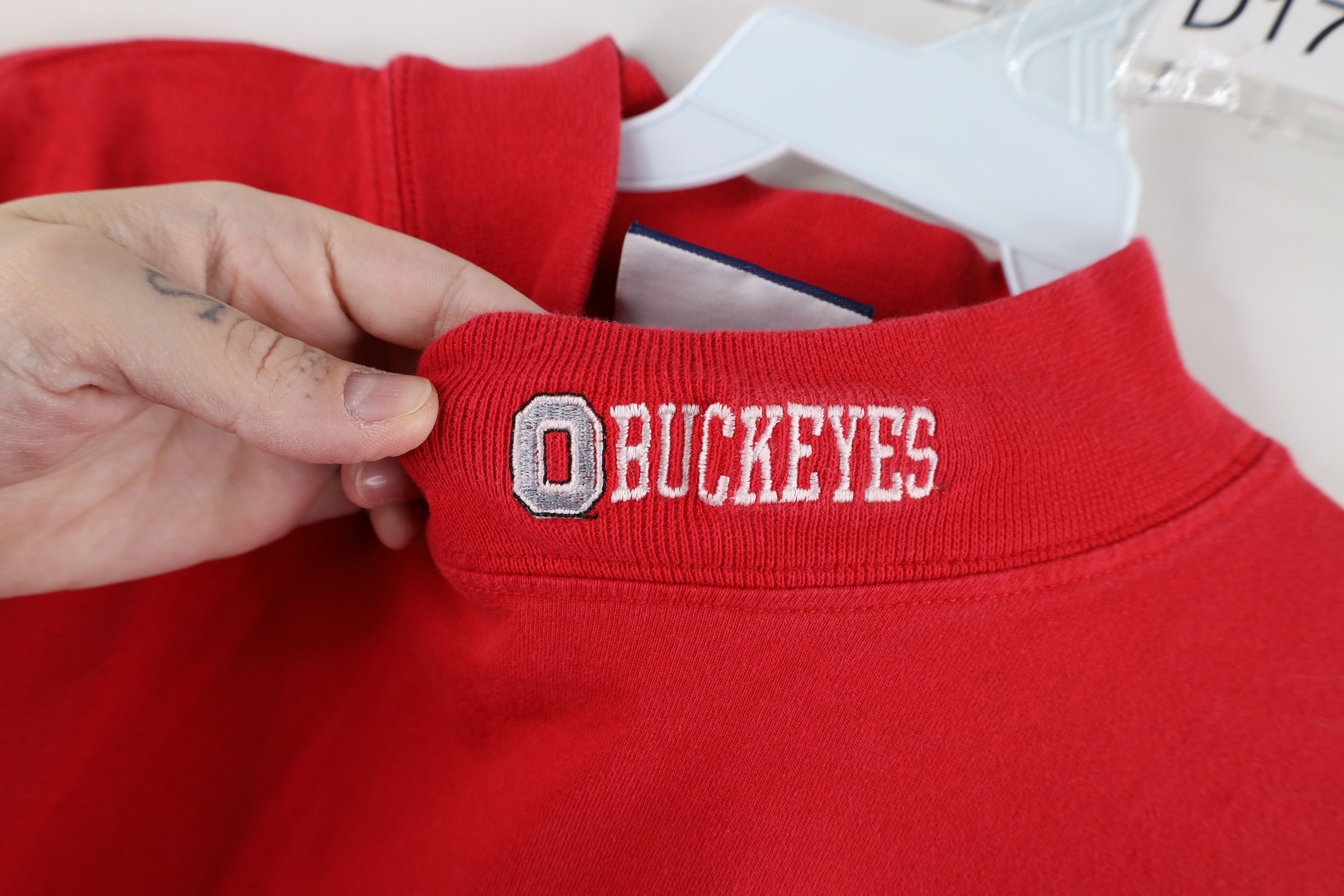 Vintage Vintage 90s State University Mock Neck Long Sleeve T-Shirt Size US L / EU 52-54 / 3 - 4 Thumbnail