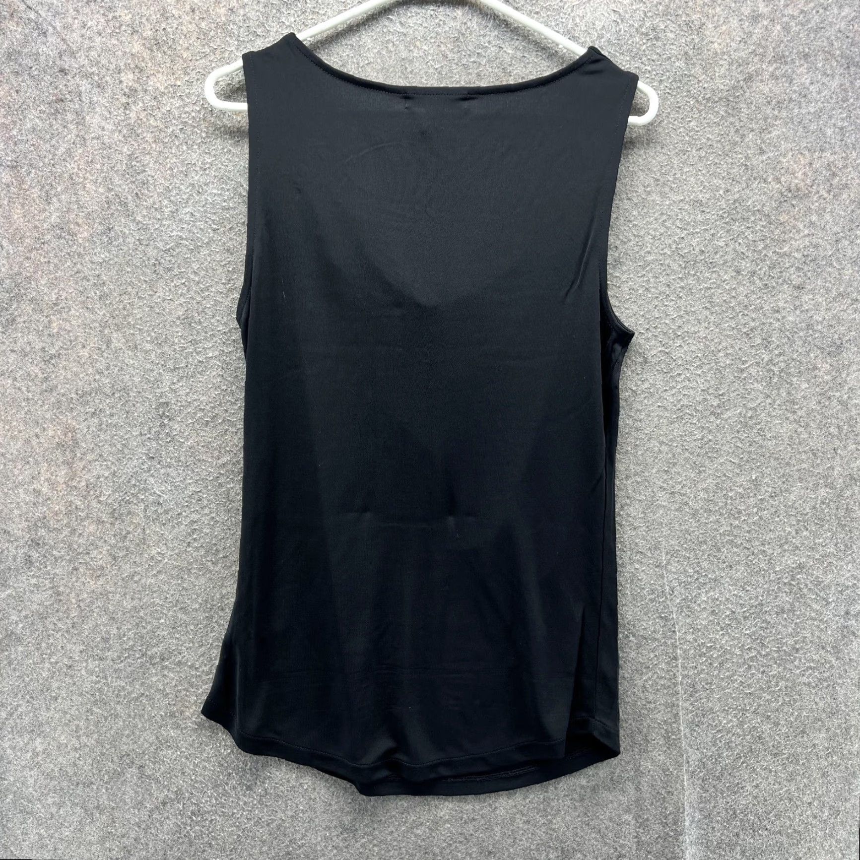 Ralph Lauren Lauren Ralph Lauren Tank Top Womens Medium Black Cowl Neck Sleeveless Jersey Size M / US 6-8 / IT 42-44 - 6 Thumbnail
