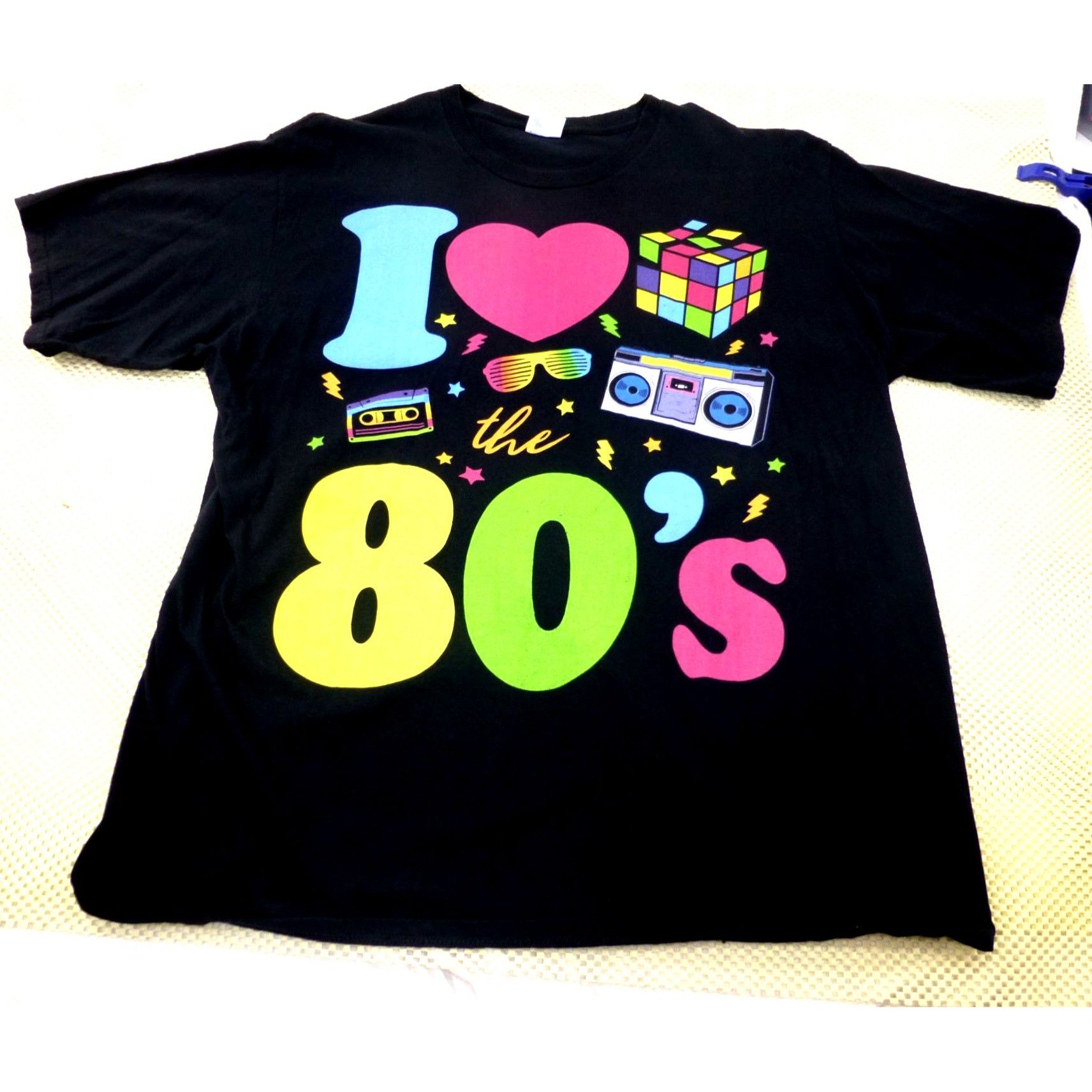 Port & Company I Love The 80s Port & Company XL T-Shirt Black 100% Cotton N Size US XL / EU 56 / 4 - 1 Thumbnail