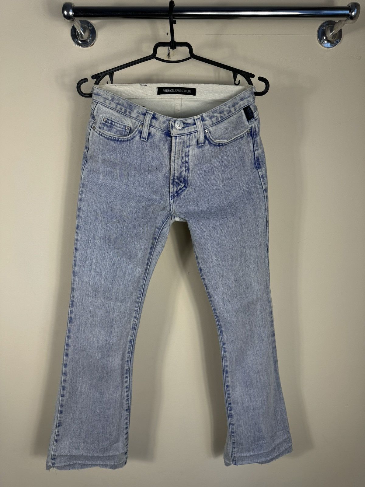 Versace Jeans Couture Vintage Versace Jeans Couture Flare Jeans Size 26 Size 26" / US 2 / IT 38 - 1 Thumbnail