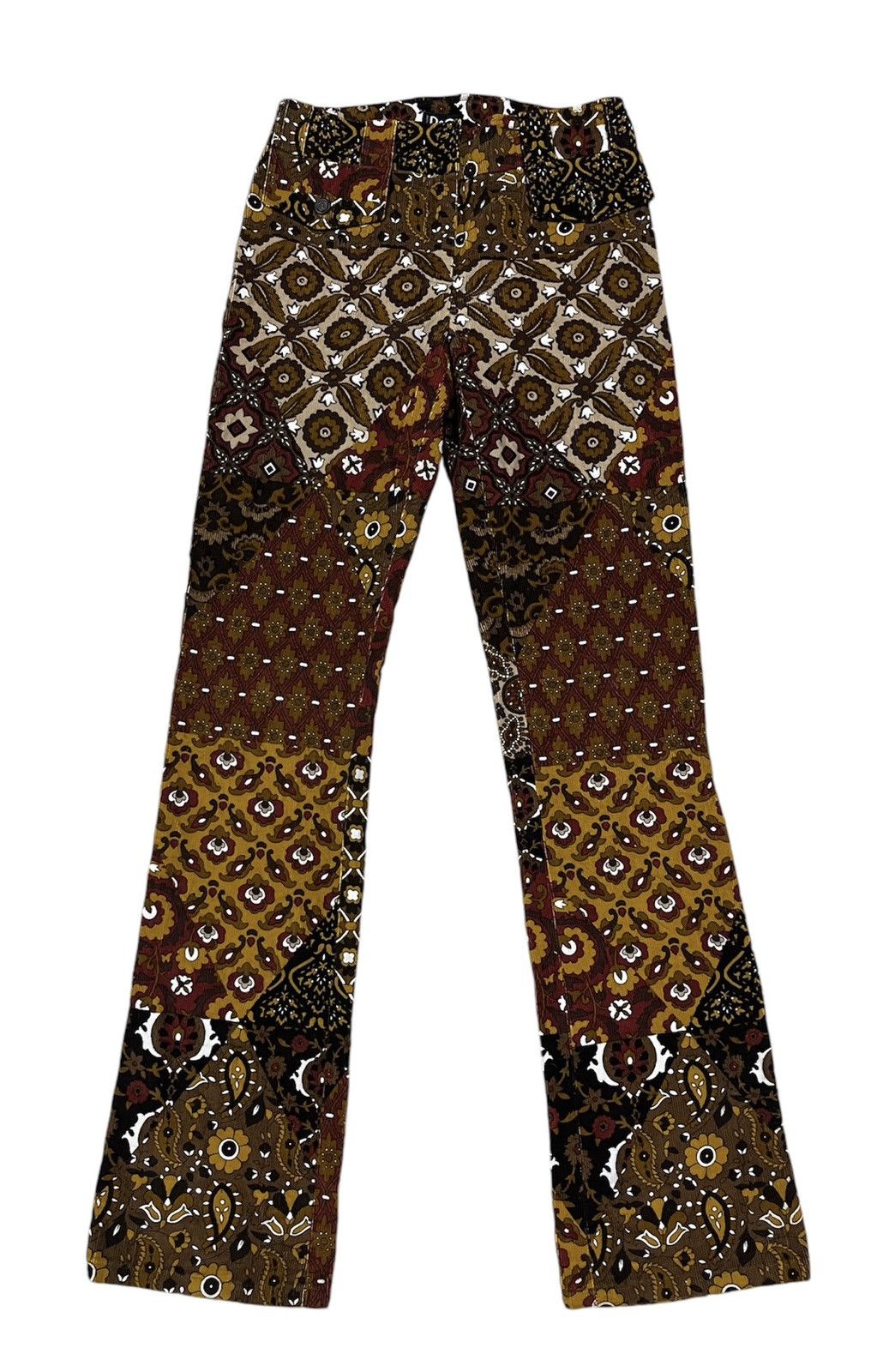 Dolca gabbana corduroy pants style floral
