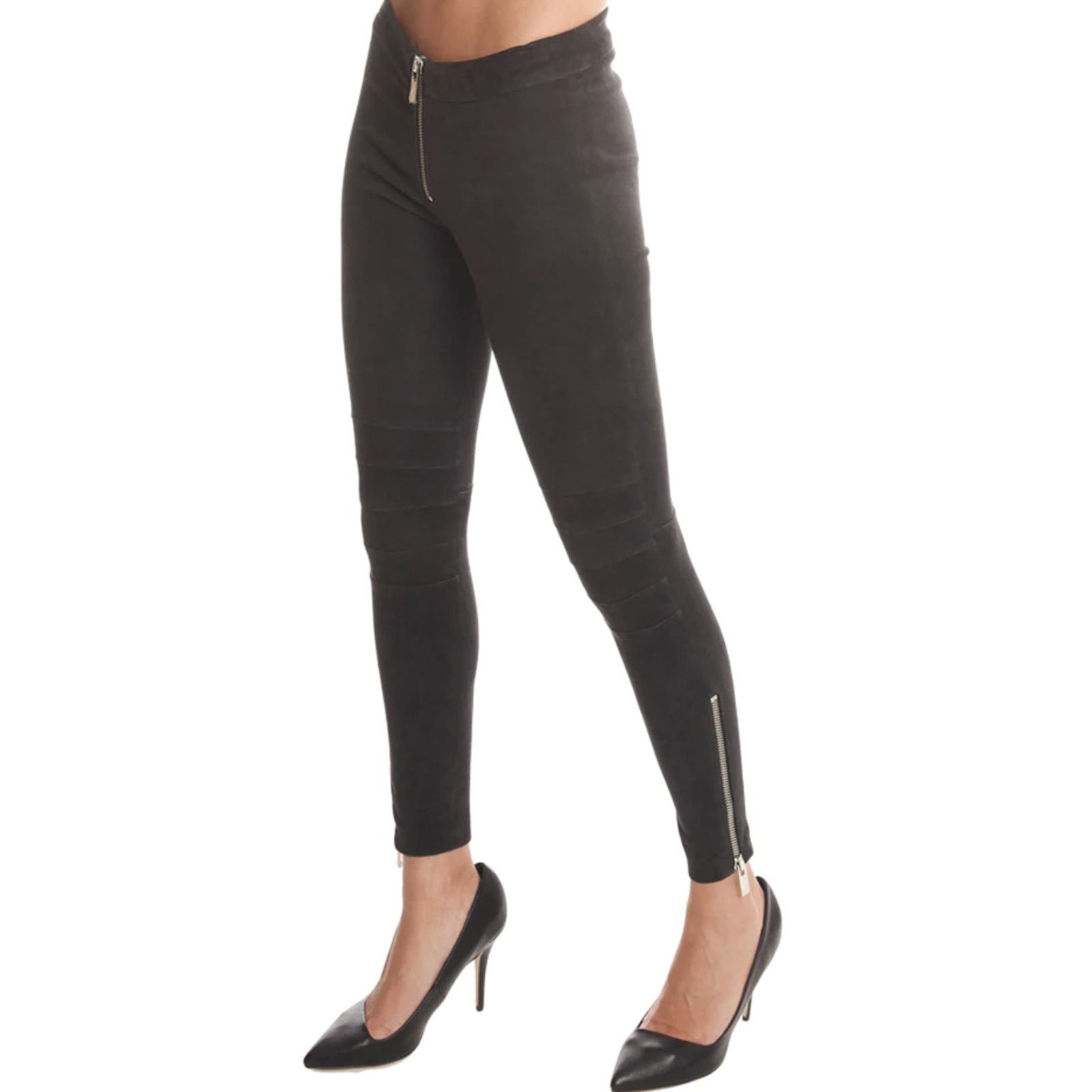 image of Elizabeth And James Addison Suede Legging Black Size 4, Women's