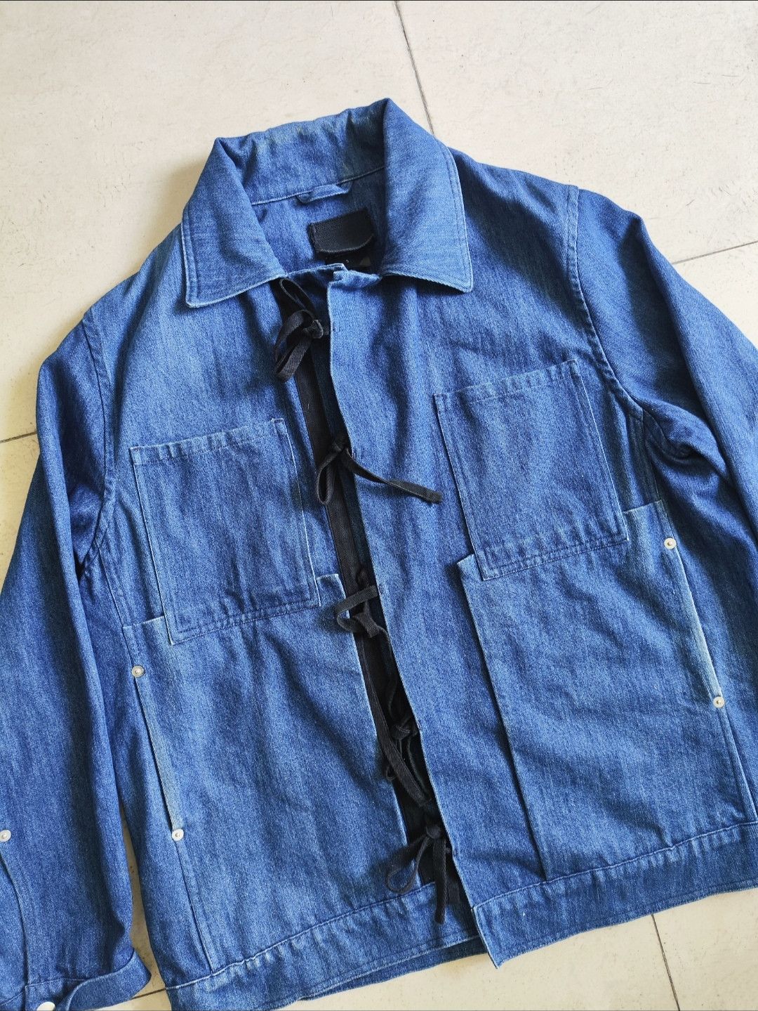 Craig Green SS15 Runway Tied Denim Jacket Size US S / EU 44-46 / 1 - 2 Thumbnail