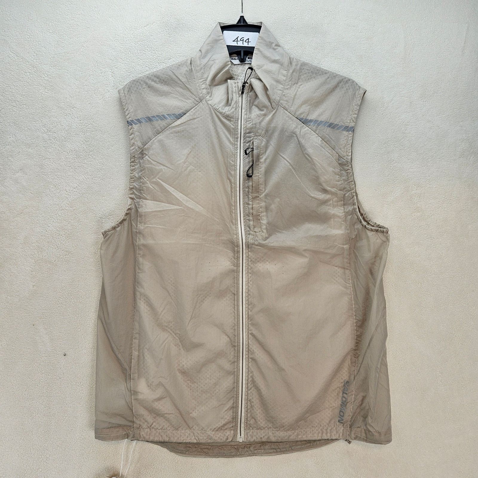 Salomon SALOMON MEN'S XL SENSE FLOW VEST RAINY DAY BEIGE C22744 NWT Size US XL / EU 56 / 4 - 1 Thumbnail