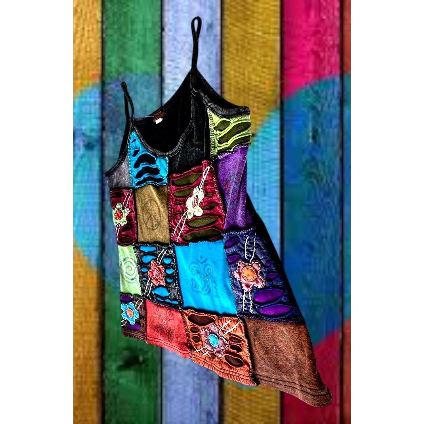 Vintage Vintage Rising International Sleeveless Top Large Distressed Size L / US 10 / IT 46 - 4 Thumbnail