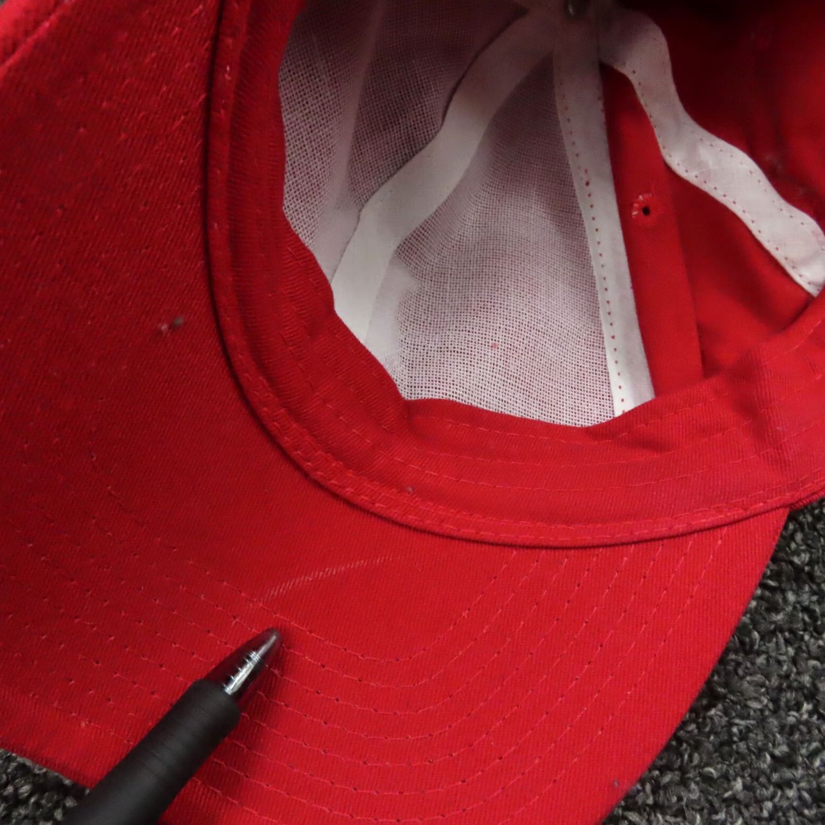 H&M H&M Hat Snap Back Cap Red White Embroidered Logo Casual Mens Size ONE SIZE - 6 Thumbnail