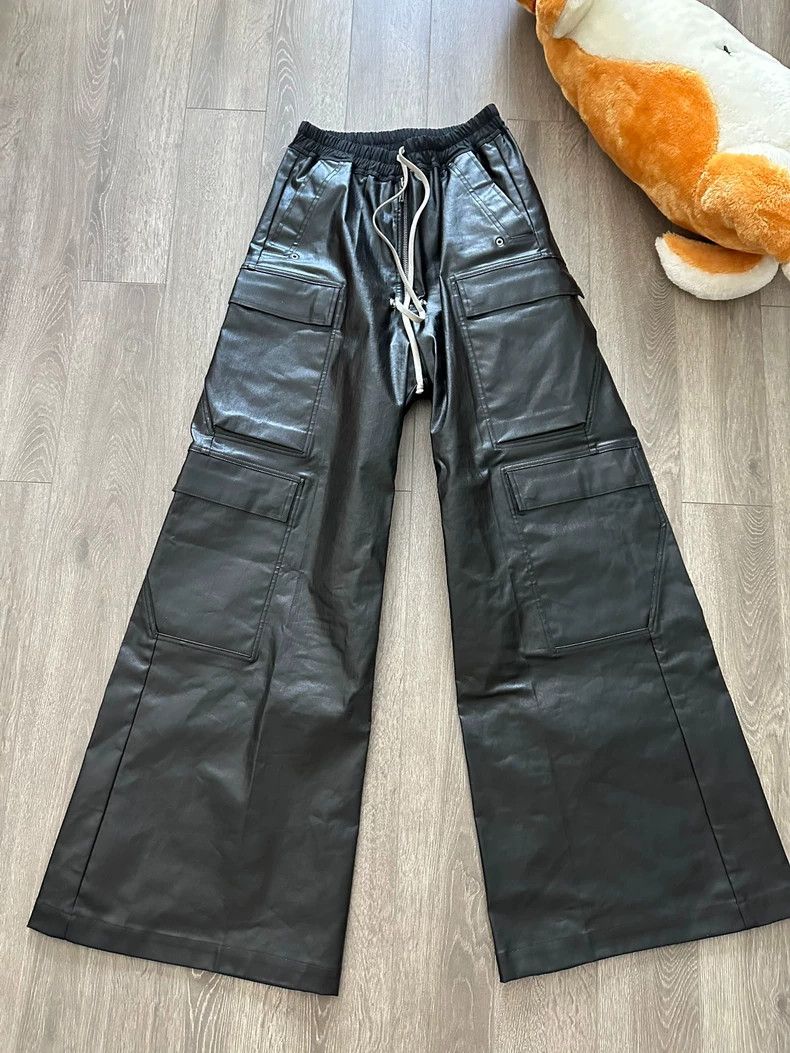 Rick Owens Rick Owens Black Cargo Pants with Pockets Size US 36 / EU 52 - 1 Thumbnail