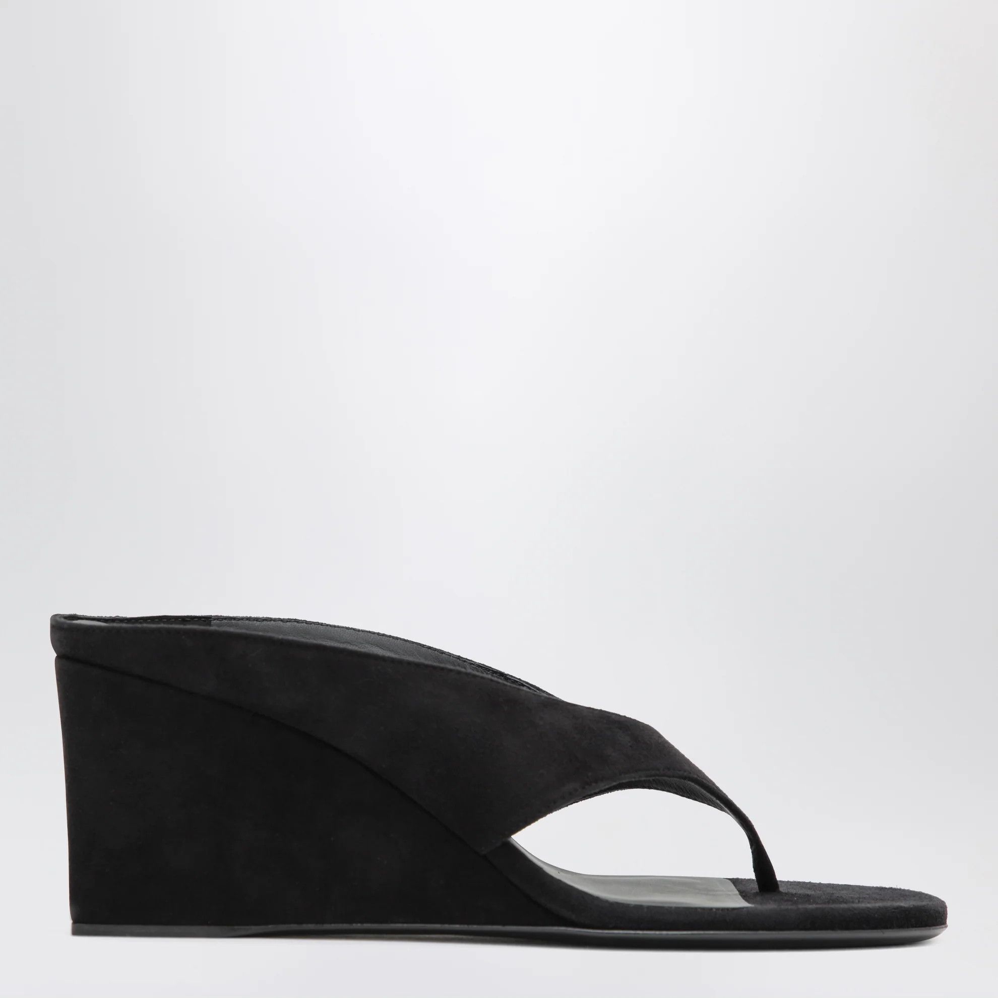 Alaia o1d2blof0426 Leather Thong Mules in Black Size US 10 / IT 40 - 1 Thumbnail