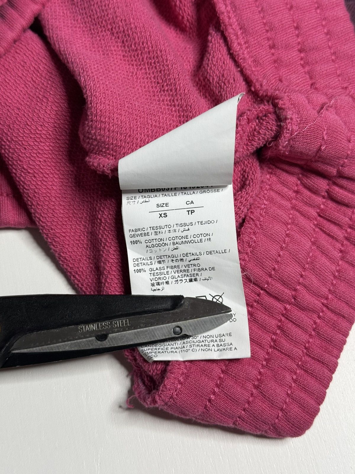 Off-White *RARE* Off-White Spray Hoodie “Fuchsia” [S] PREOWNED Size US S / EU 44-46 / 1 - 8 Thumbnail