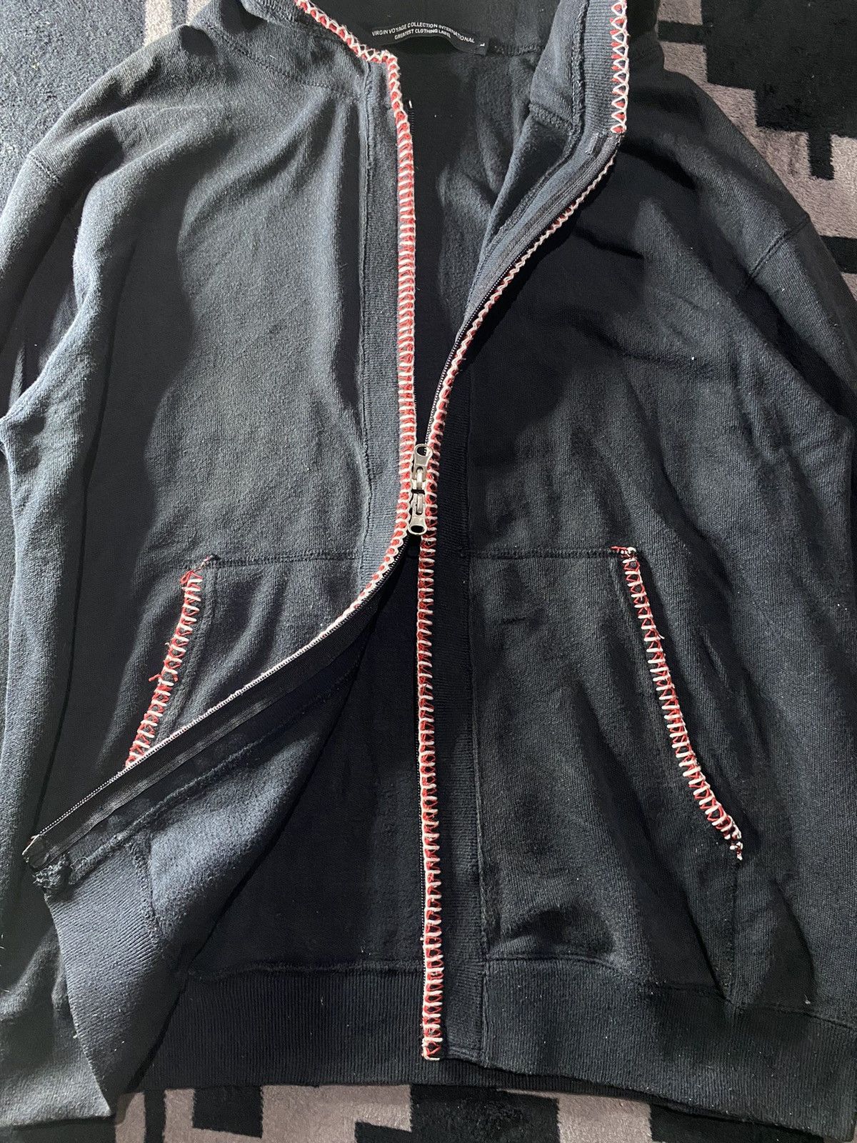 If Six Was Nine × Japanese Brand × Le Grande Bleu (L.G.B.) Vintage Virgin Voyage Collection zip hoodie kapital style Size US L / EU 52-54 / 3 - 3 Thumbnail