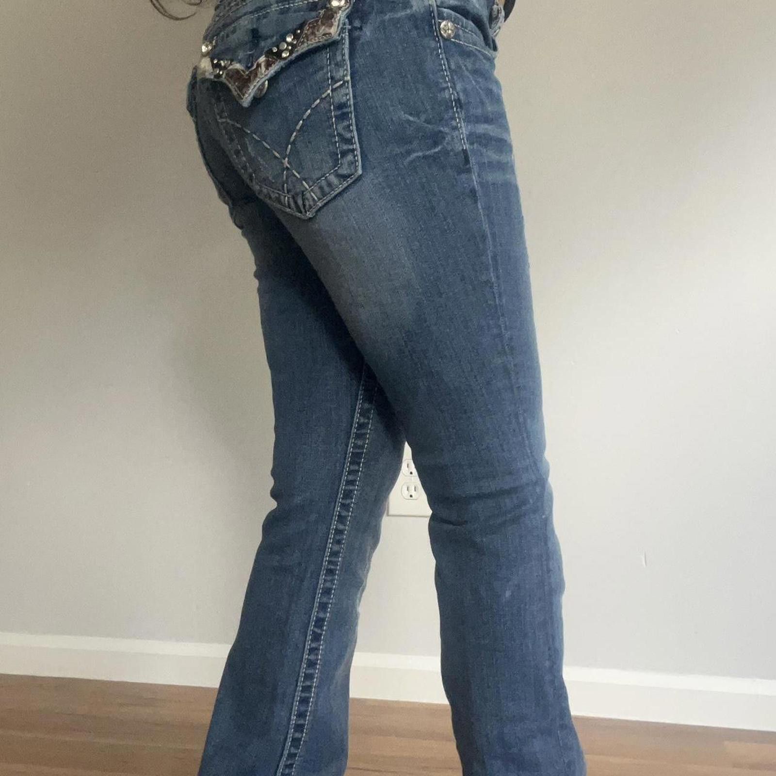 Other Low rise flare jeans with a distressed faded look#flarejeans Size 42" / US 20 - 4 Thumbnail