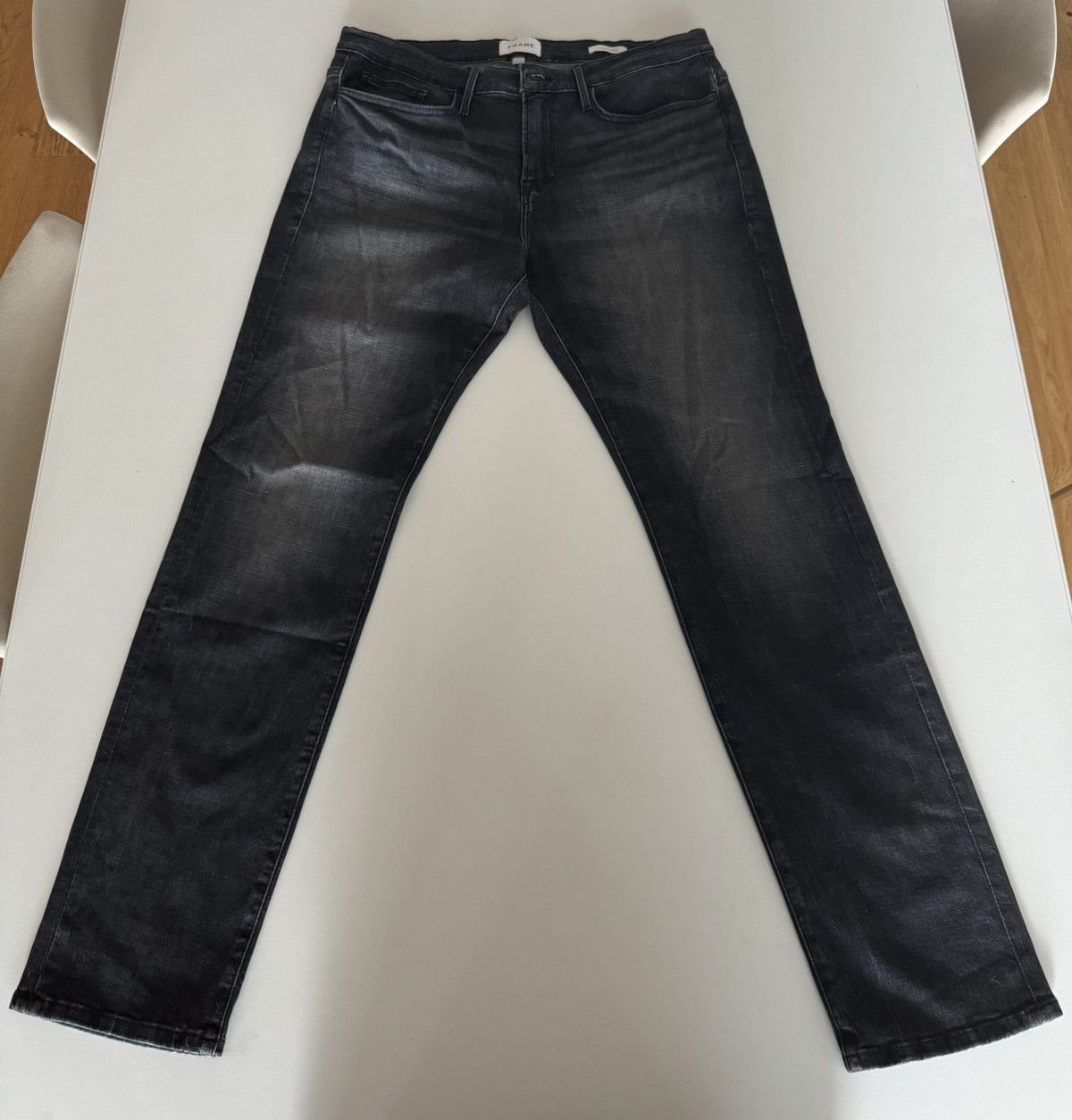 NWT MENS FRAME DENIM L'HOMME sold SKINNY BLACK JEANS