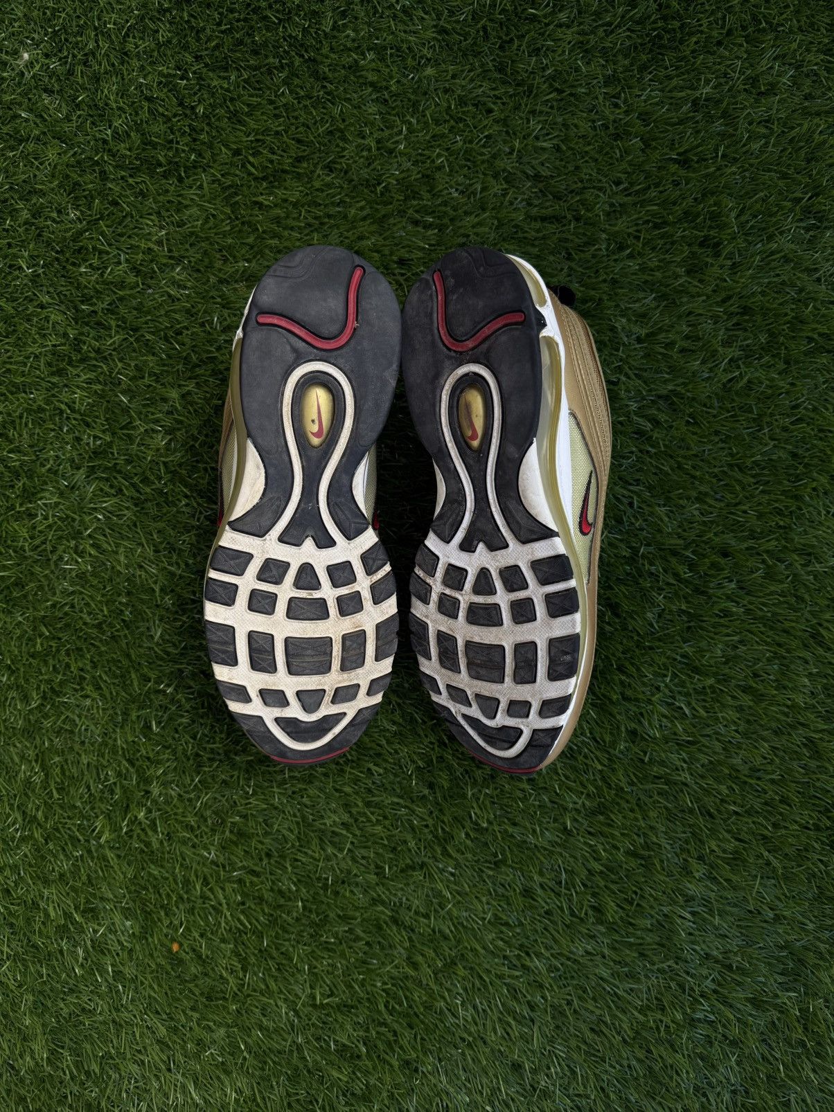 Nike Nike Airmax 97 Gold size 9.5 Size US 9.5 / EU 42-43 - 8 Thumbnail