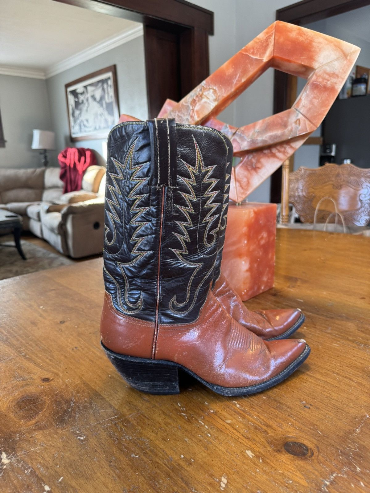 Vintage Vintage Cowboy Boots Sz 10 Size US 10 / EU 43 - 2 Thumbnail