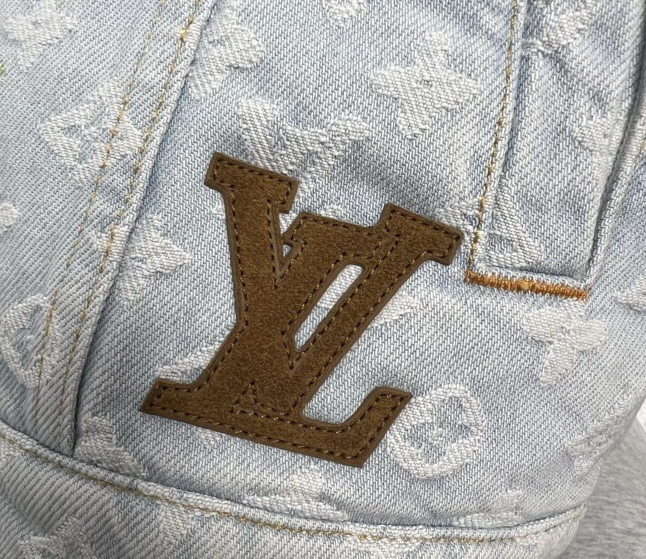Louis Vuitton × Tyler The Creator Louis Vuitton X Tyler The Creator 50 Monogram Denim Jacket Size US M / EU 48-50 / 2 - 7 Thumbnail