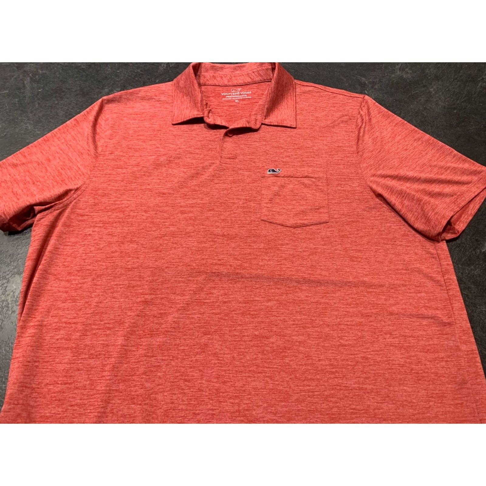 Vineyard Vines Vineyard Vines Performance Golf Polo Shirt Men XL Short Sleeve Red Breathable Quick Dry Activewear Size US XL / EU 56 / 4 - 2 Thumbnail