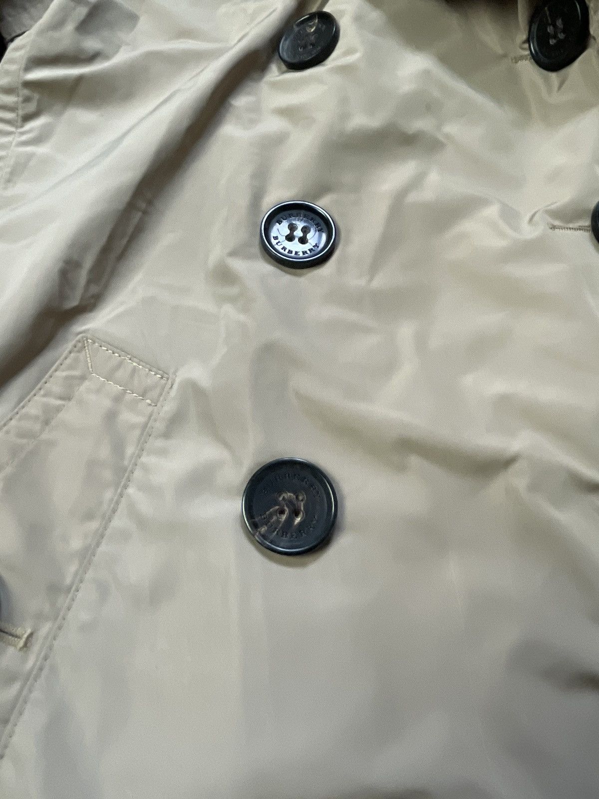 Burberry Burberry London Trench Coat Hooded Beige Woman's UK6 US 4 Size S / US 4 / IT 40 - 6 Thumbnail