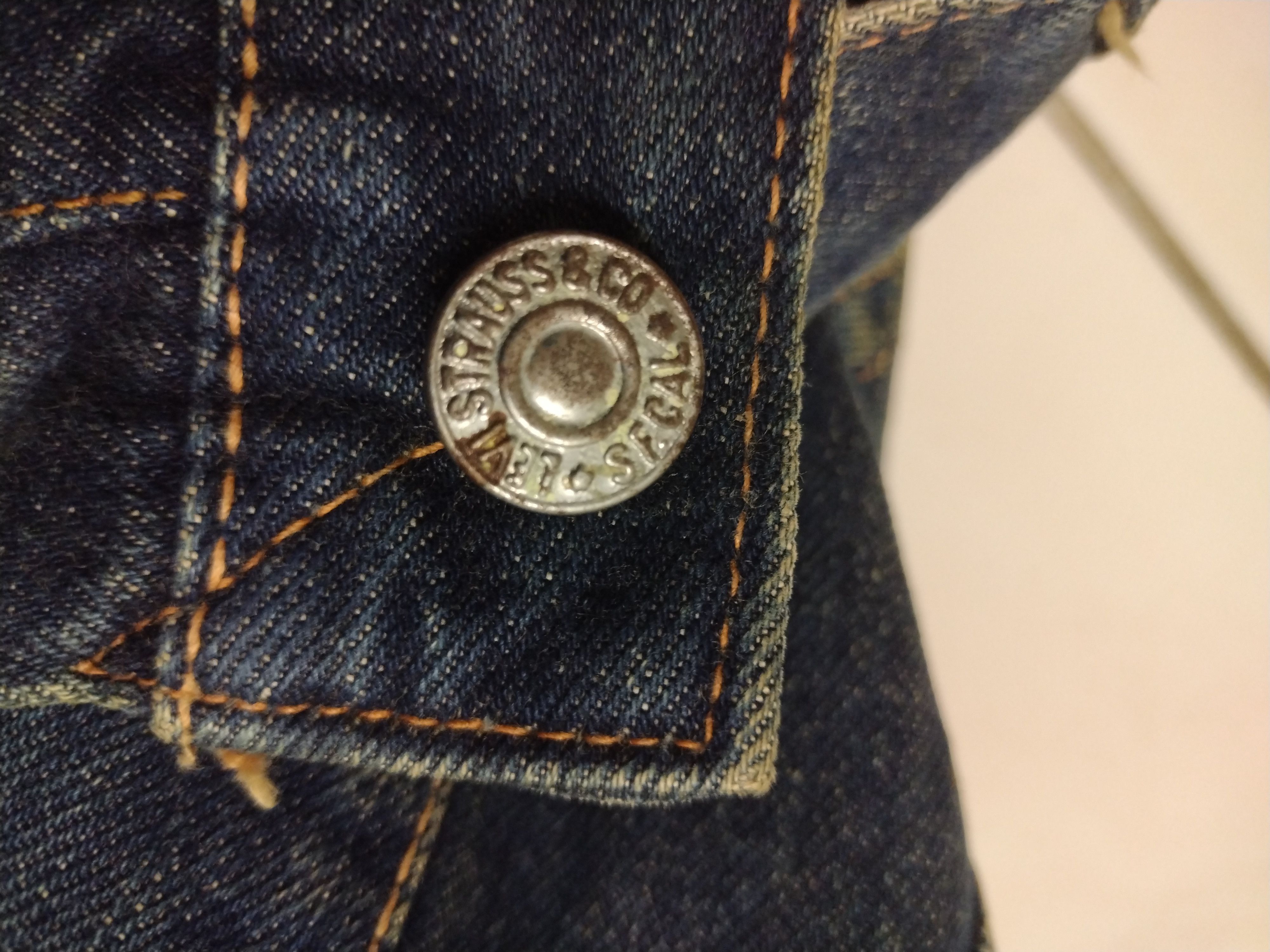 Levi's × Vintage 💥True Vtg 60's Levi’s top button 'W' Selvedge Rare🌟 Size US 32 / EU 48 - 13 Thumbnail