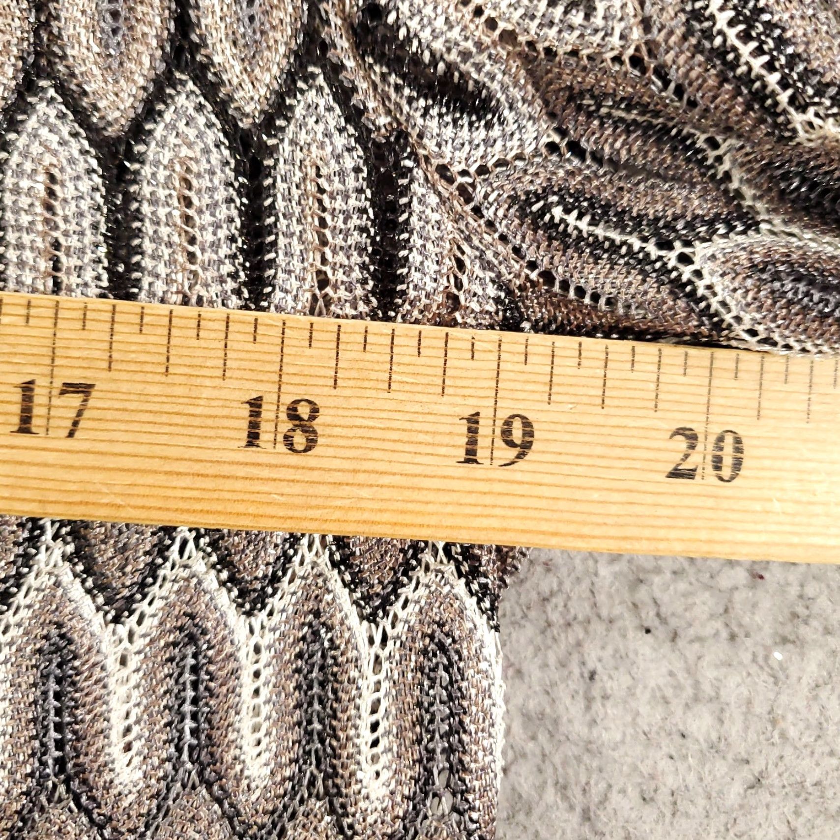 Vintage Chicos Cardigan Womens Small Gray 3/4 Sleeve Open Front Travel Casual Knit Sweater Size S / US 4 / IT 40 - 4 Thumbnail