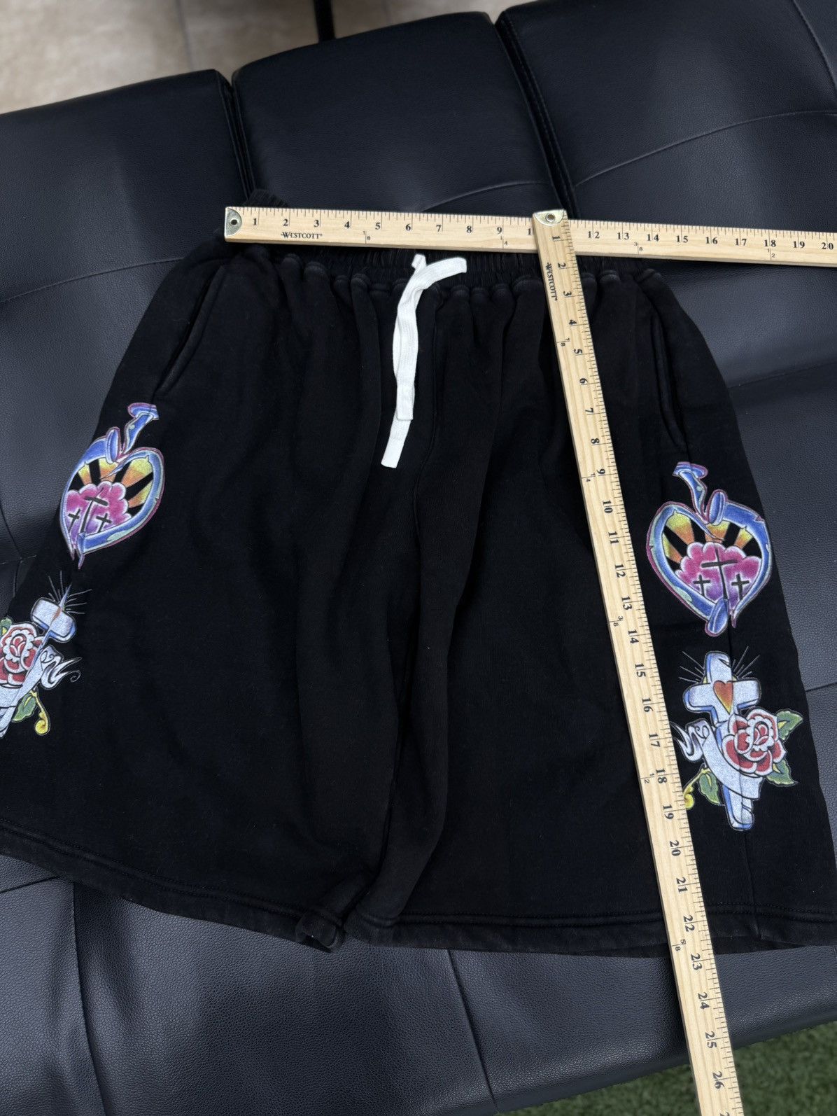 Other We Are Righteous Black Cotton Shorts Size XL (NEW) Size US 34 / EU 50 - 7 Thumbnail
