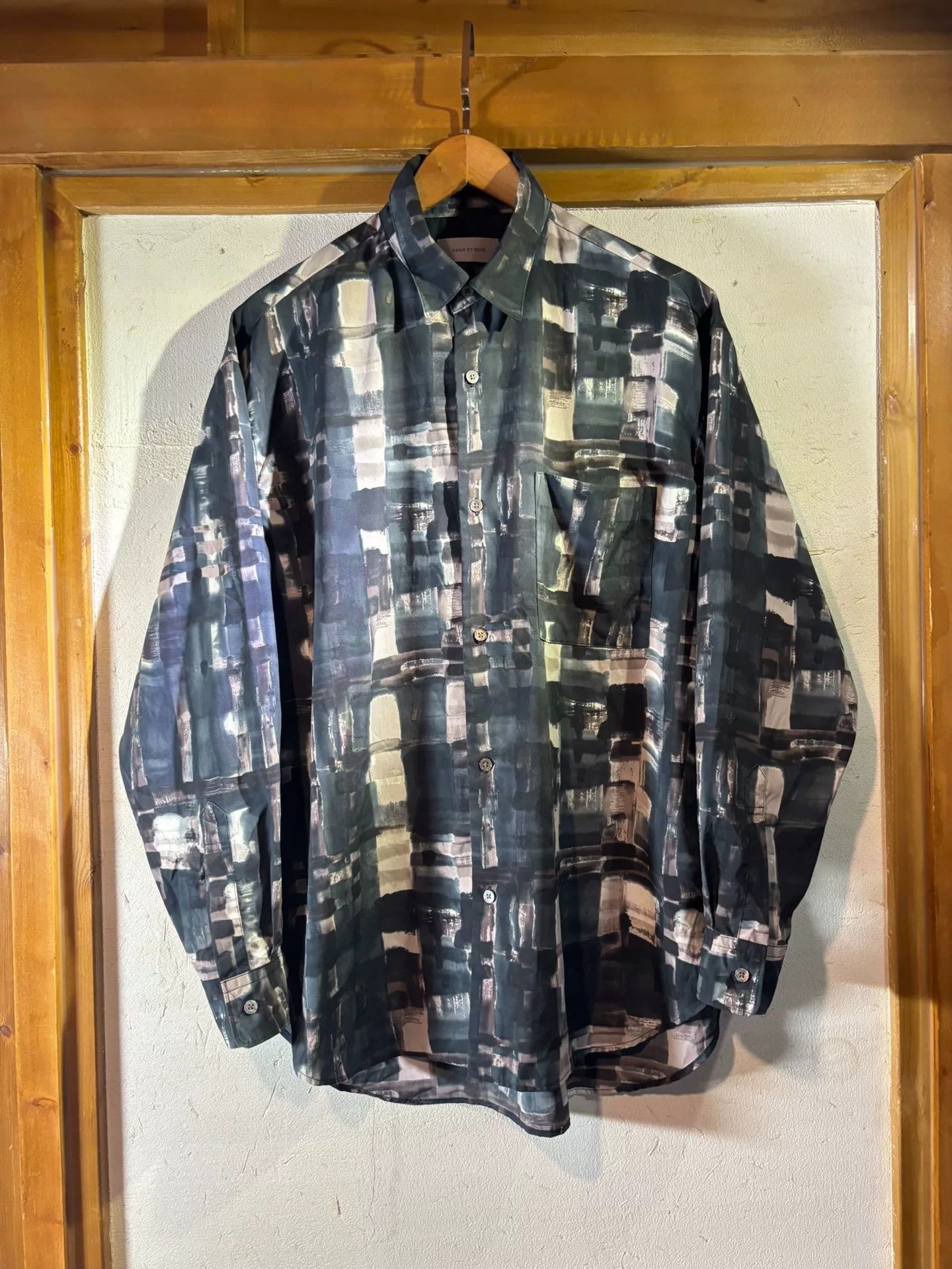 ADAM ET ROPE Adam et Rope Special Dyeing Tencel Shirt Size US M / EU 48-50 / 2 - 1 Thumbnail