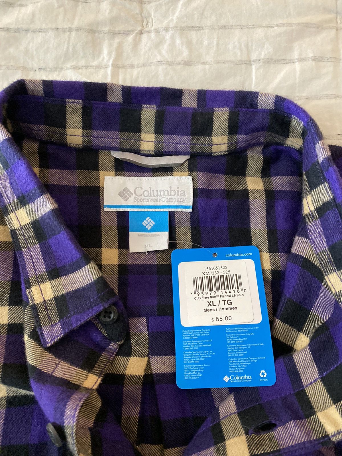 Columbia Columbia U of Washington Flare Gun Flannel Shirt XL NWT Size US XL / EU 56 / 4 - 6 Thumbnail