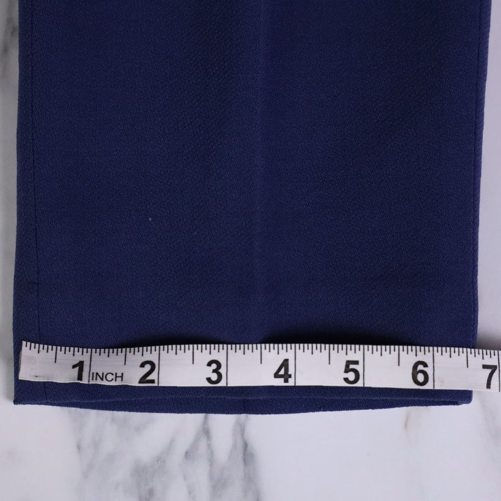 Vintage Doncaster Dress Pants Womens 6P Petite Blue Wool Tailored Straight Career Dress Pants Ladies 6P Petite Blue Wool Tailored Straight Career Size 28" / US 6 / IT 42 - 7 Thumbnail