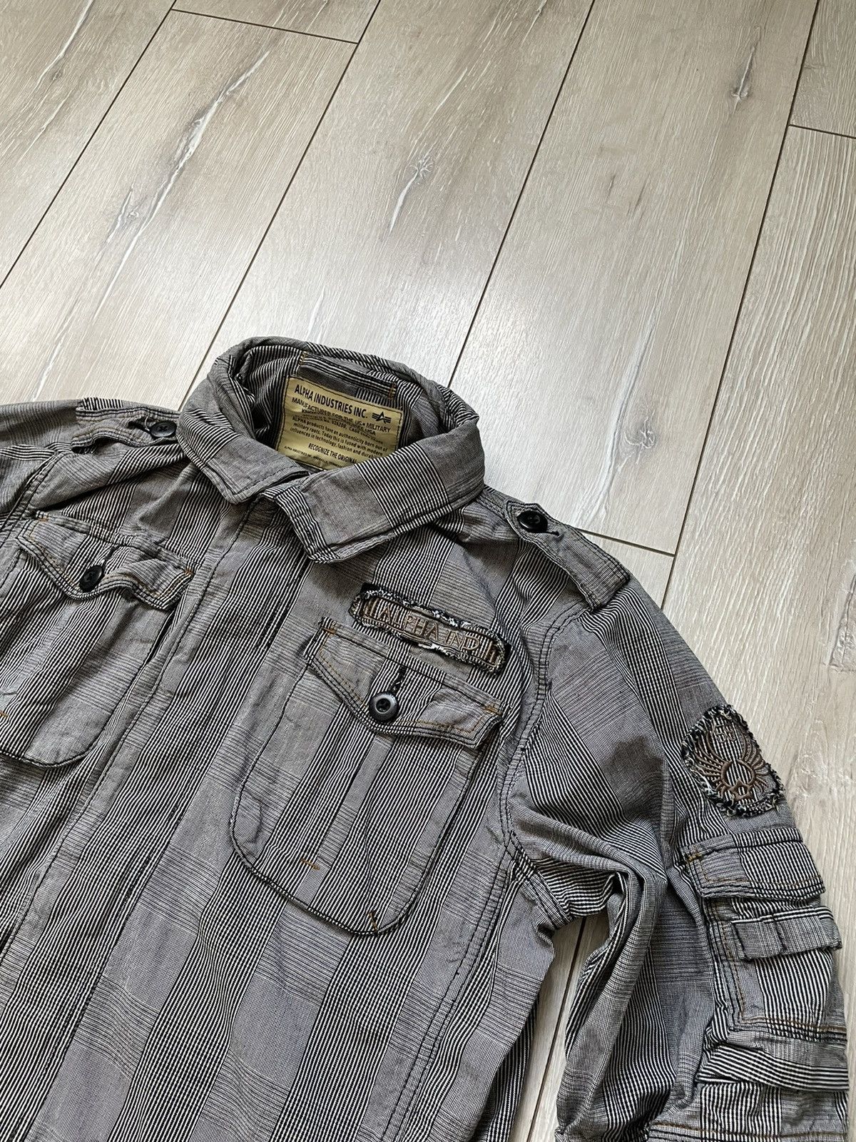 Alpha Industries × Vintage Vintage Alpha Industries Knoxville Military Jacket Size US M / EU 48-50 / 2 - 2 Thumbnail