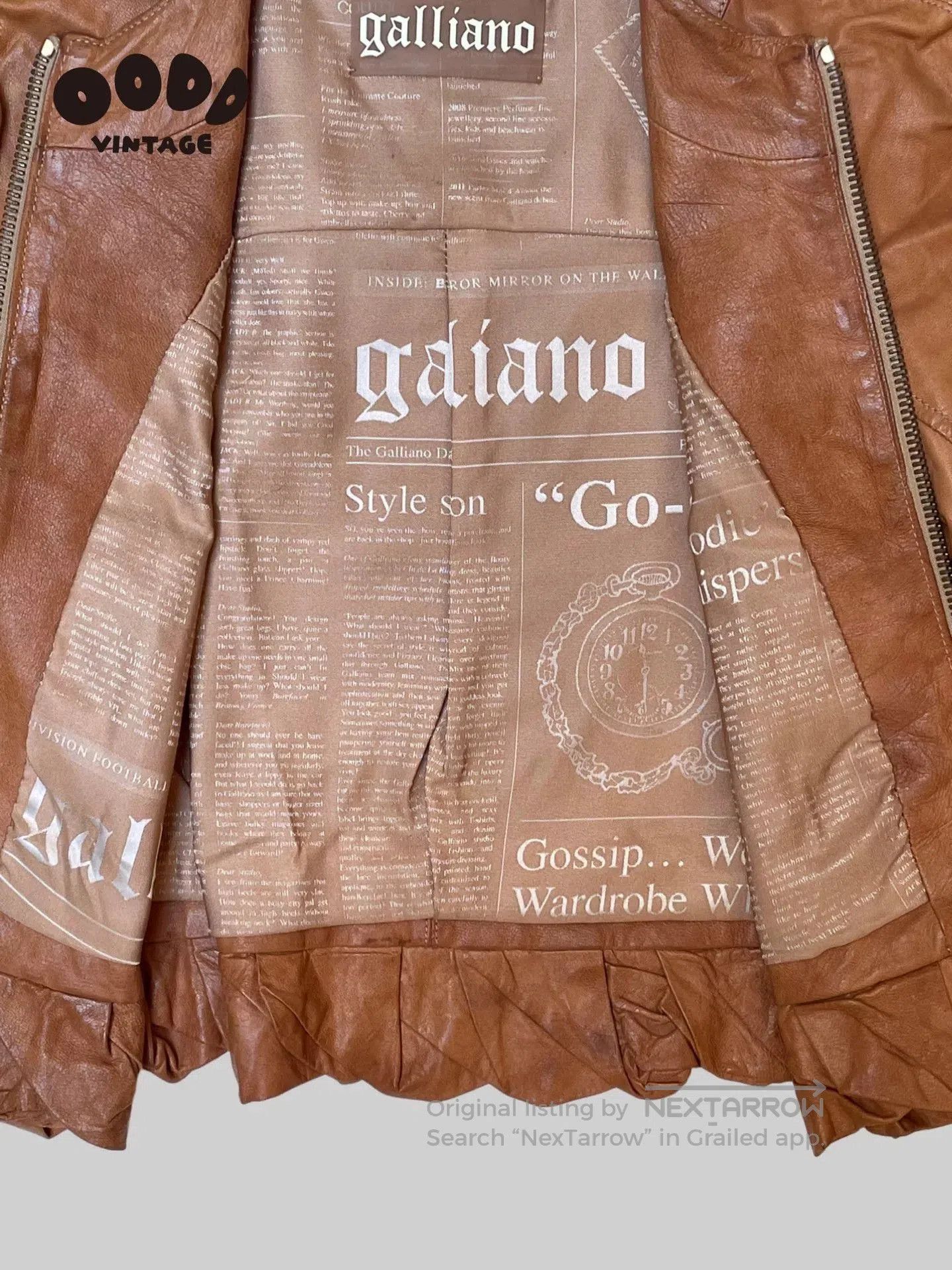John Galliano John Galliano Ruffled Leather Jacket. Size M / US 6-8 / IT 42-44 - 5 Thumbnail