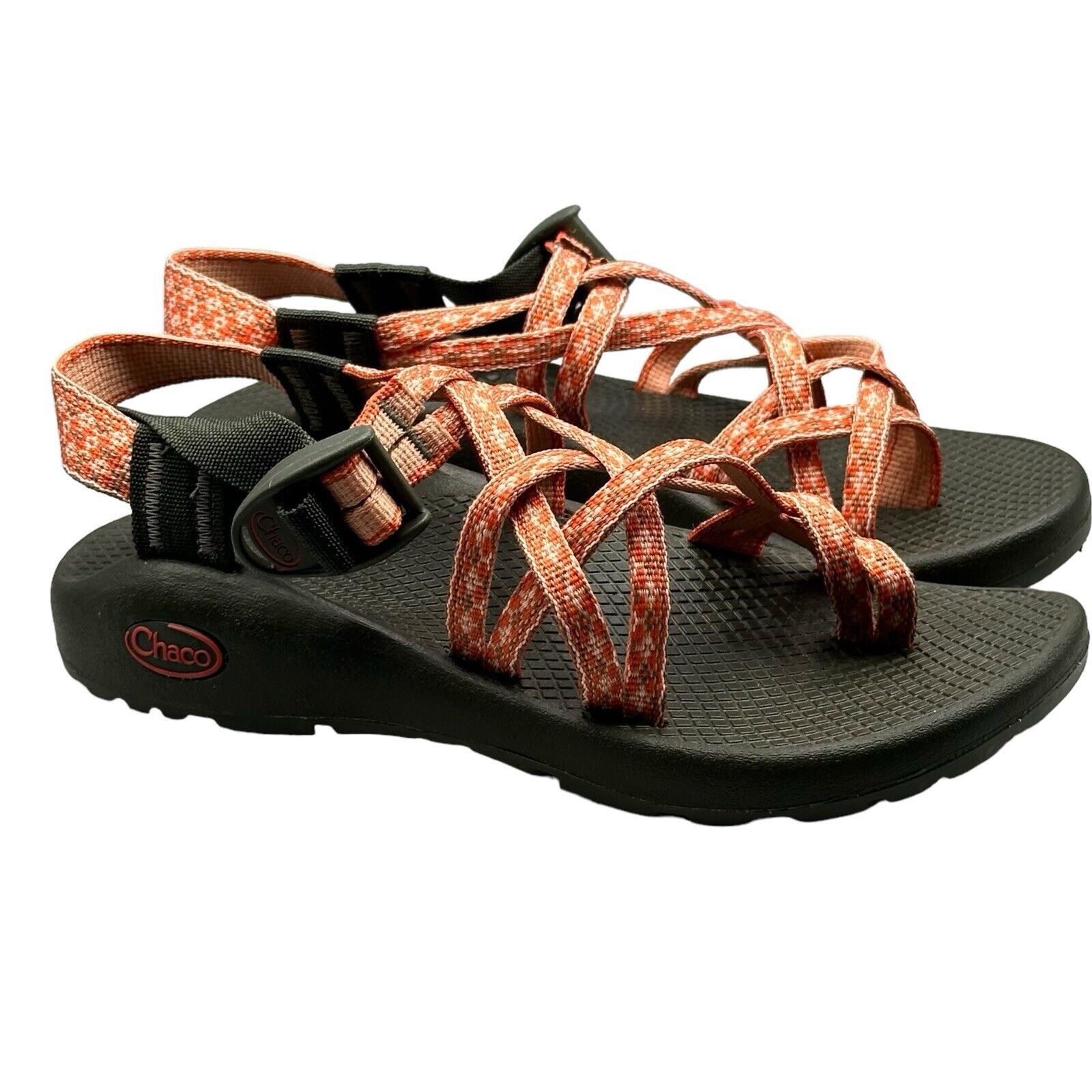 Chaco CHACO ZX/2 Classic Sandals Limerick Nectar Orange Toe Loop Size US 6 / IT 36 - 2 Thumbnail