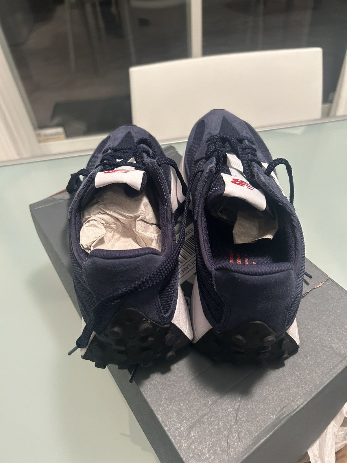 New Balance New Balance 327 Trainers Navy White Brand New Size US 9.5 / EU 42-43 - 5 Thumbnail