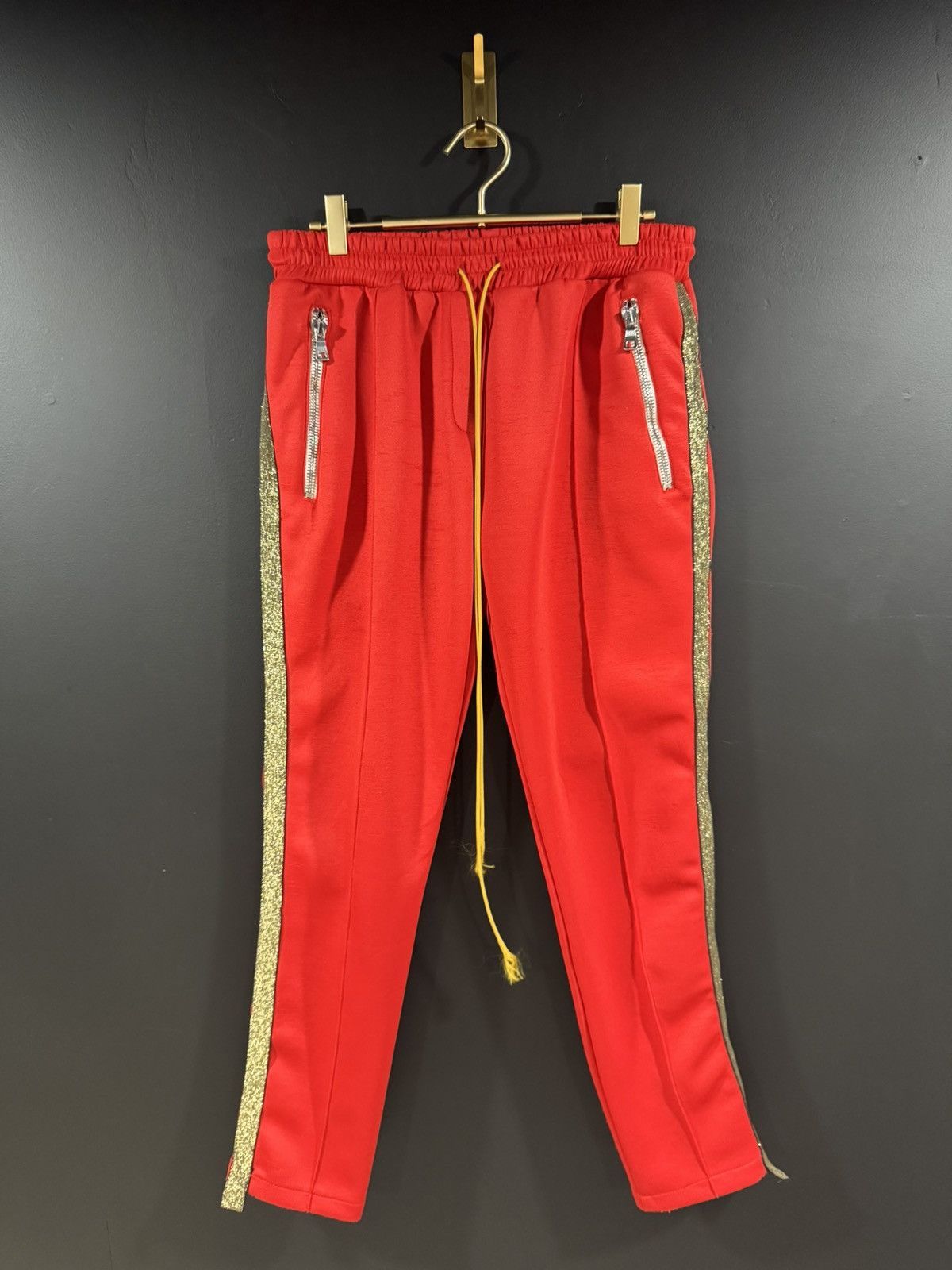 Rhude Rhude Custom Red Traxedo Pants L 34x29 Size US 34 / EU 50 - 2 Thumbnail