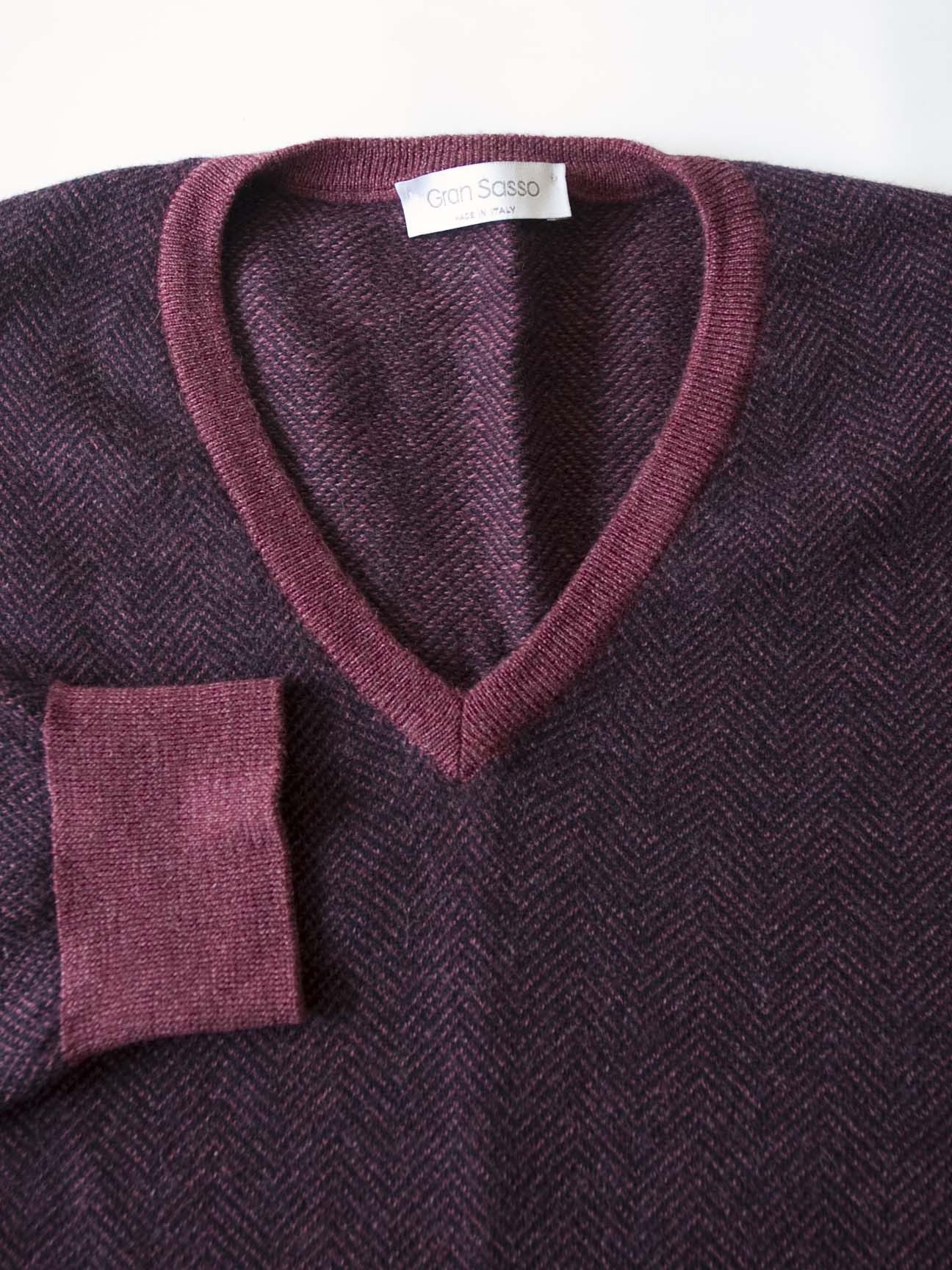Gran Sasso Gran Sasso Virgin Wool Sweater Size 56 /XL /XXL Herringbone Size US XL / EU 56 / 4 - 2 Thumbnail