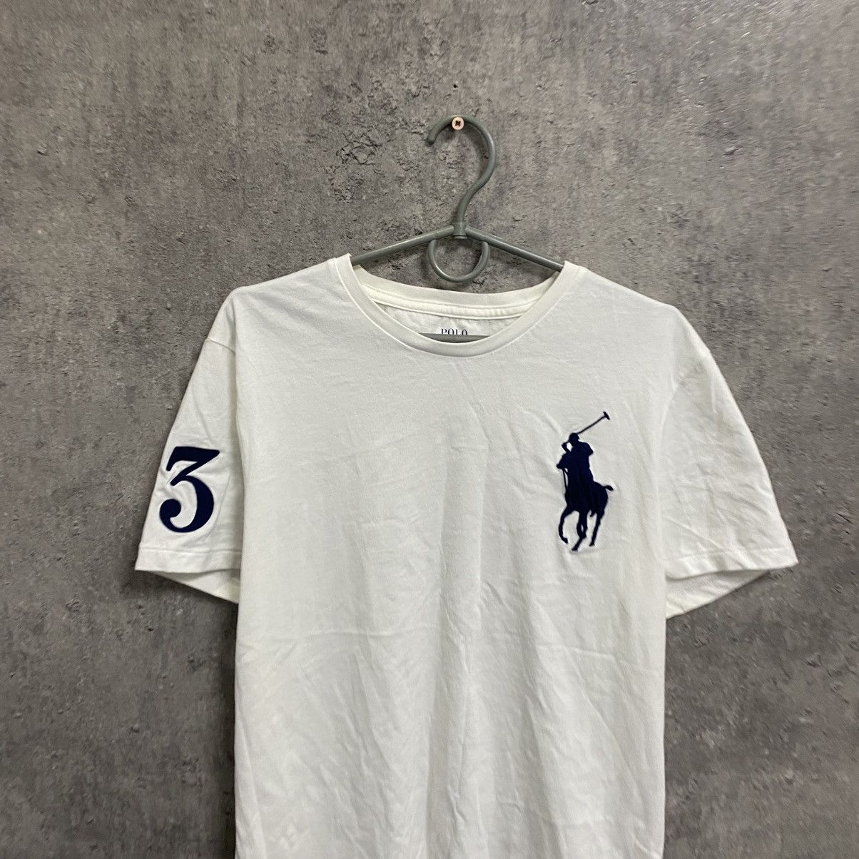 Polo Ralph Lauren Polo Ralph Lauren T-Shirt Big Pony #3 PRL White Size US M / EU 48-50 / 2 - 4 Thumbnail