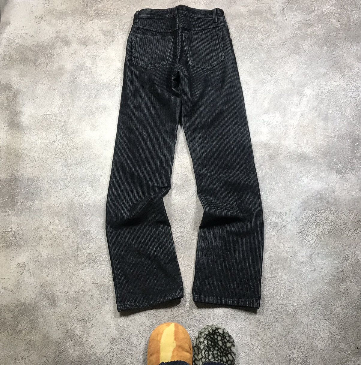 Vintage Vintage 90s Baggy Wide Leg Black Jeans Grunge Skate Logo 30 Size US 30 / EU 46 - 3 Thumbnail