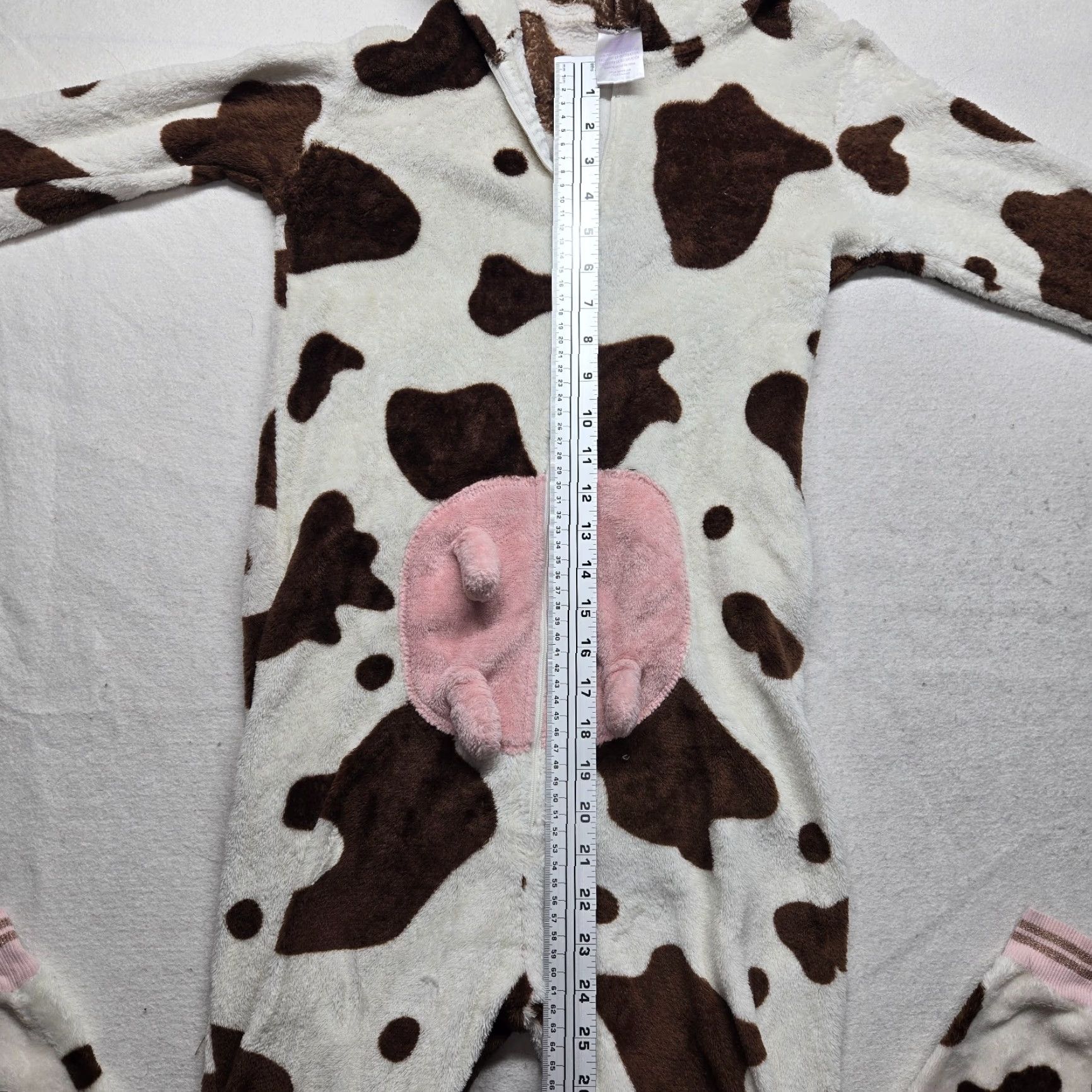 Vintage Secret Treasures Cow Sleepwear One Piece Pajamas Adult Women's XS Size ONE SIZE - 5 Thumbnail