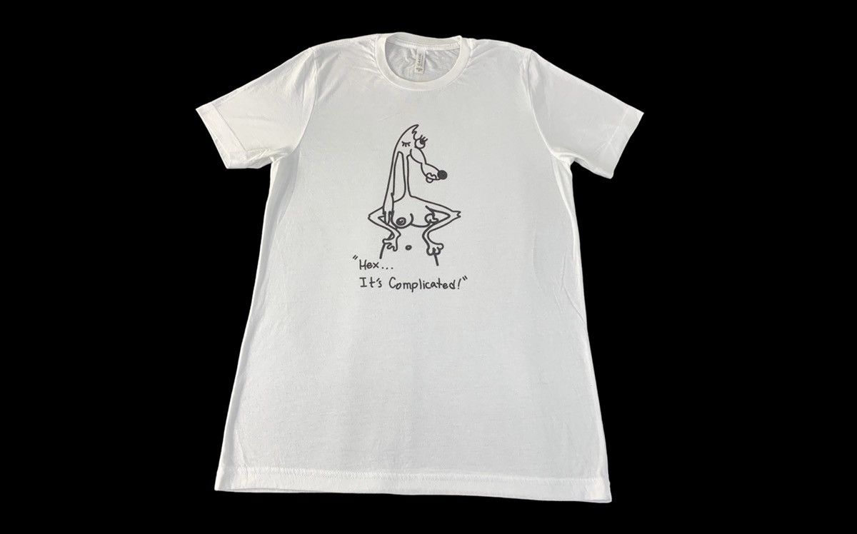 Japanese Brand Y2K Humour Hex Its Complicated Sexy Printed Crewneck Tee Size US M / EU 48-50 / 2 - 1 Thumbnail