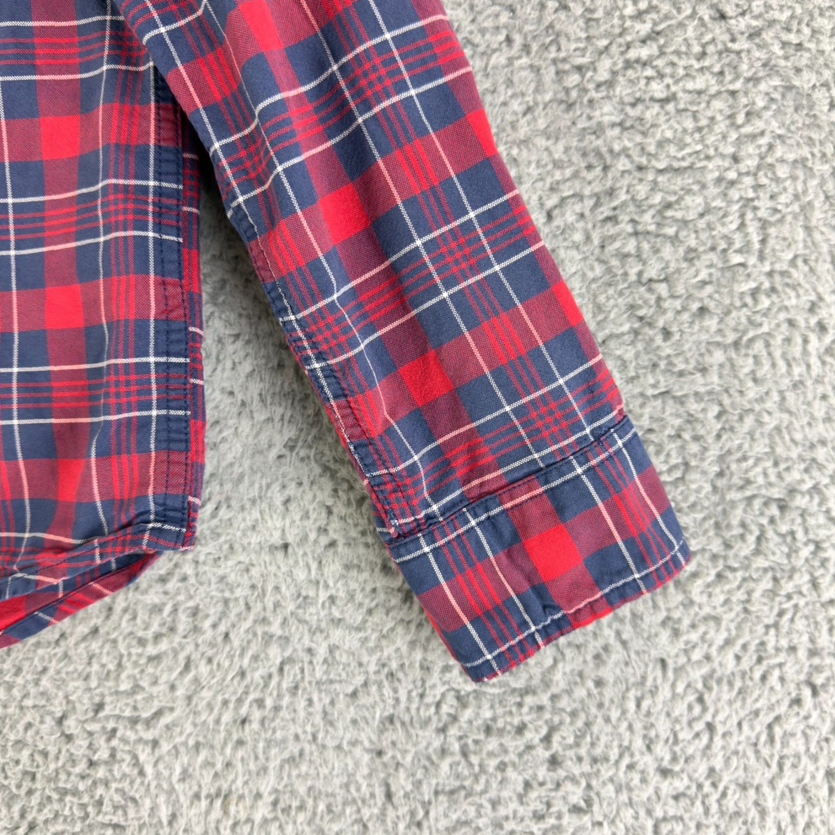 Ralph Lauren Ralph Lauren Denim & Supply Button-Down Shirt Mens Large Blue Plaid Long Sleeve Size US L / EU 52-54 / 3 - 4 Thumbnail